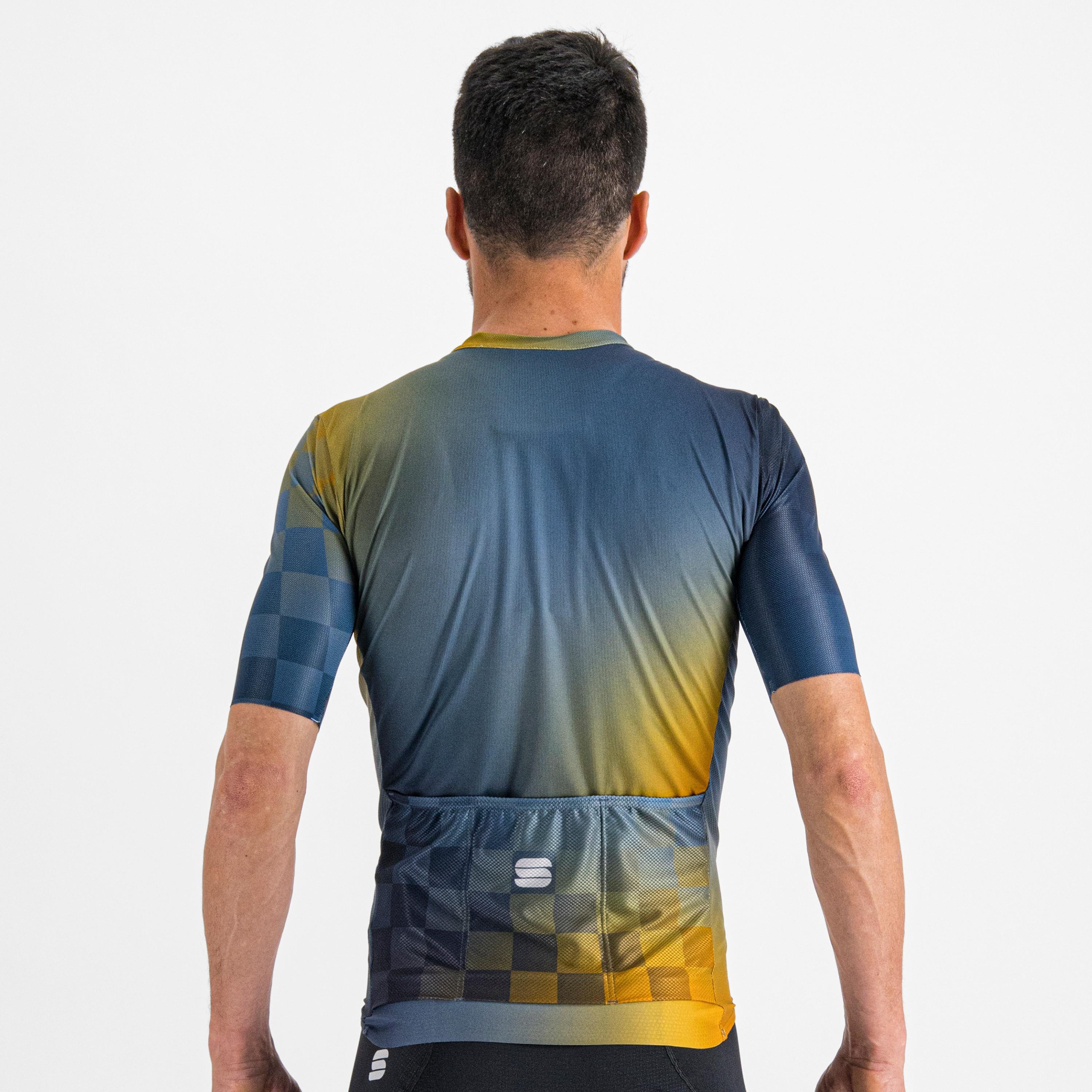 Rocket jersey - galaxy blue blue sea golden oa - sportful