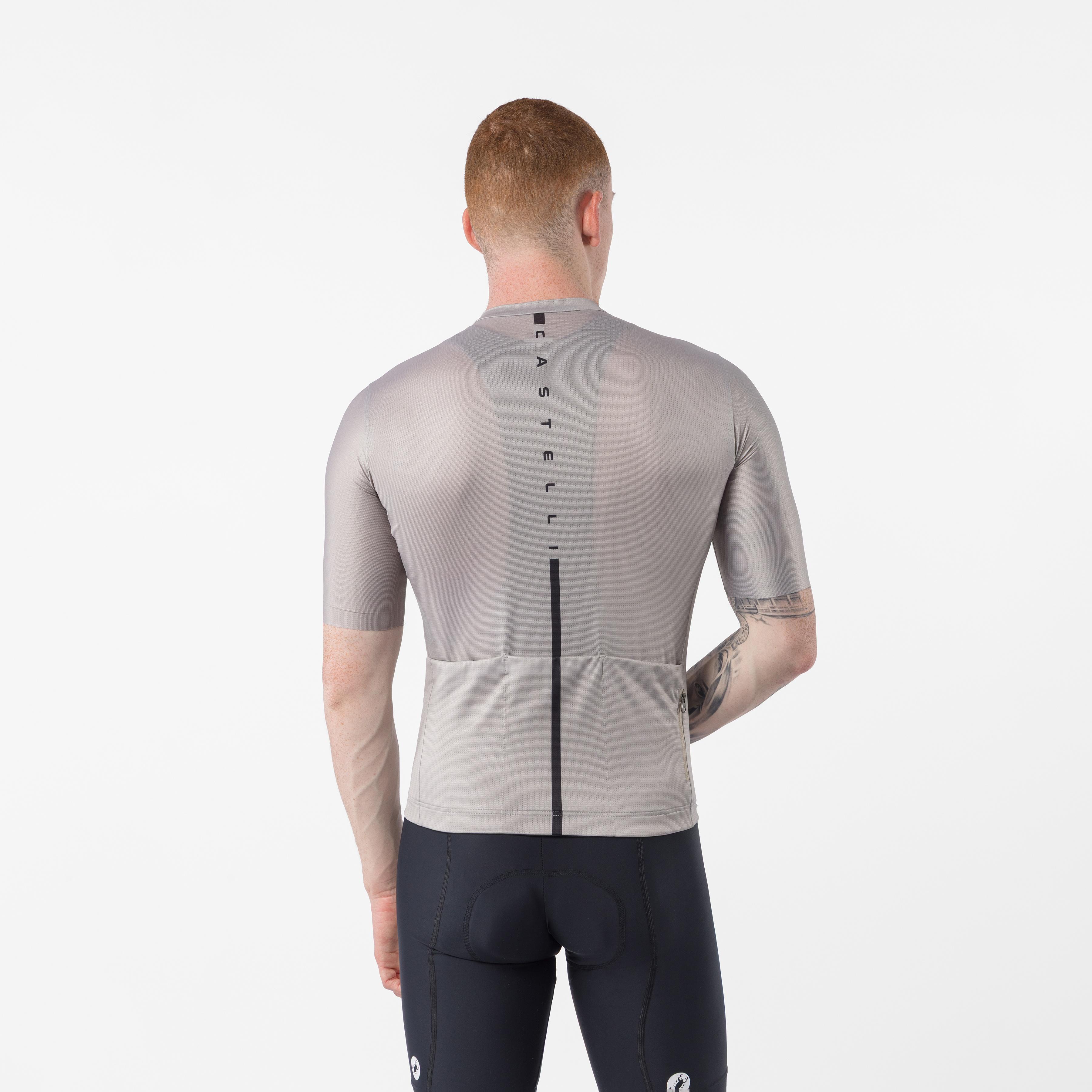 Drittone logo jersey - clay/belgian blue - castelli
