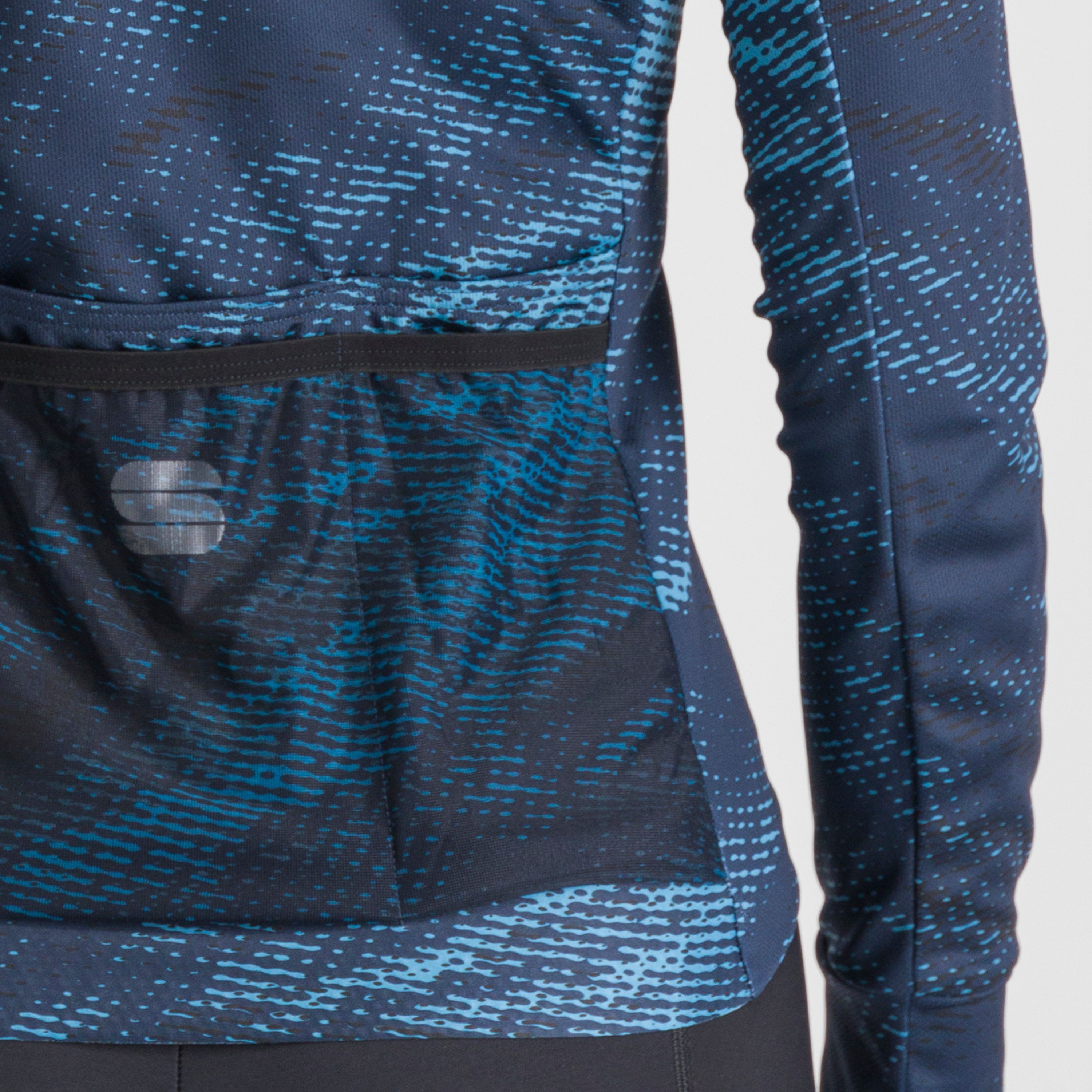 Cliff supergiara w thermal jersey - galaxy blue berry blue black - sportful
