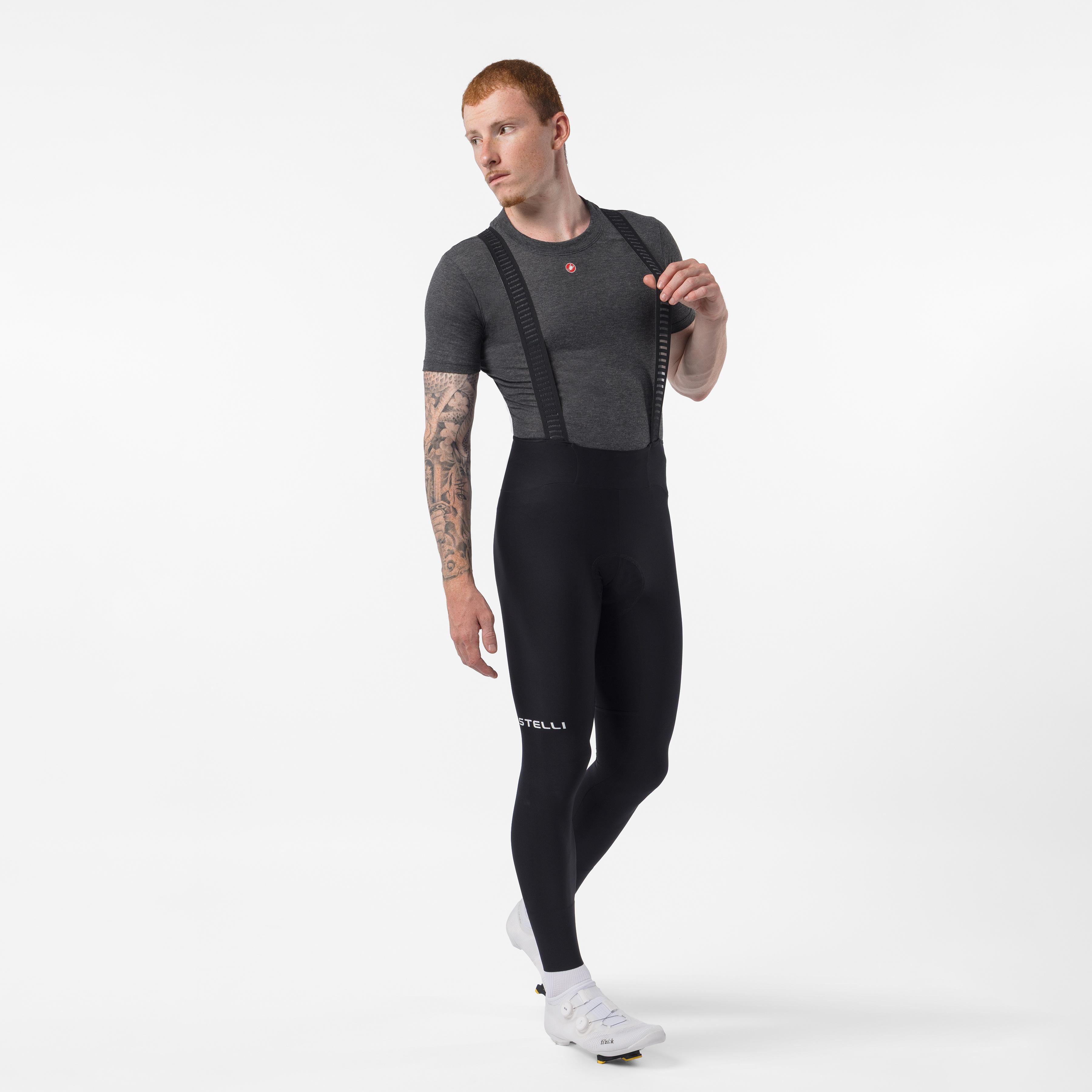 Espresso trnstn bibtight - black - castelli