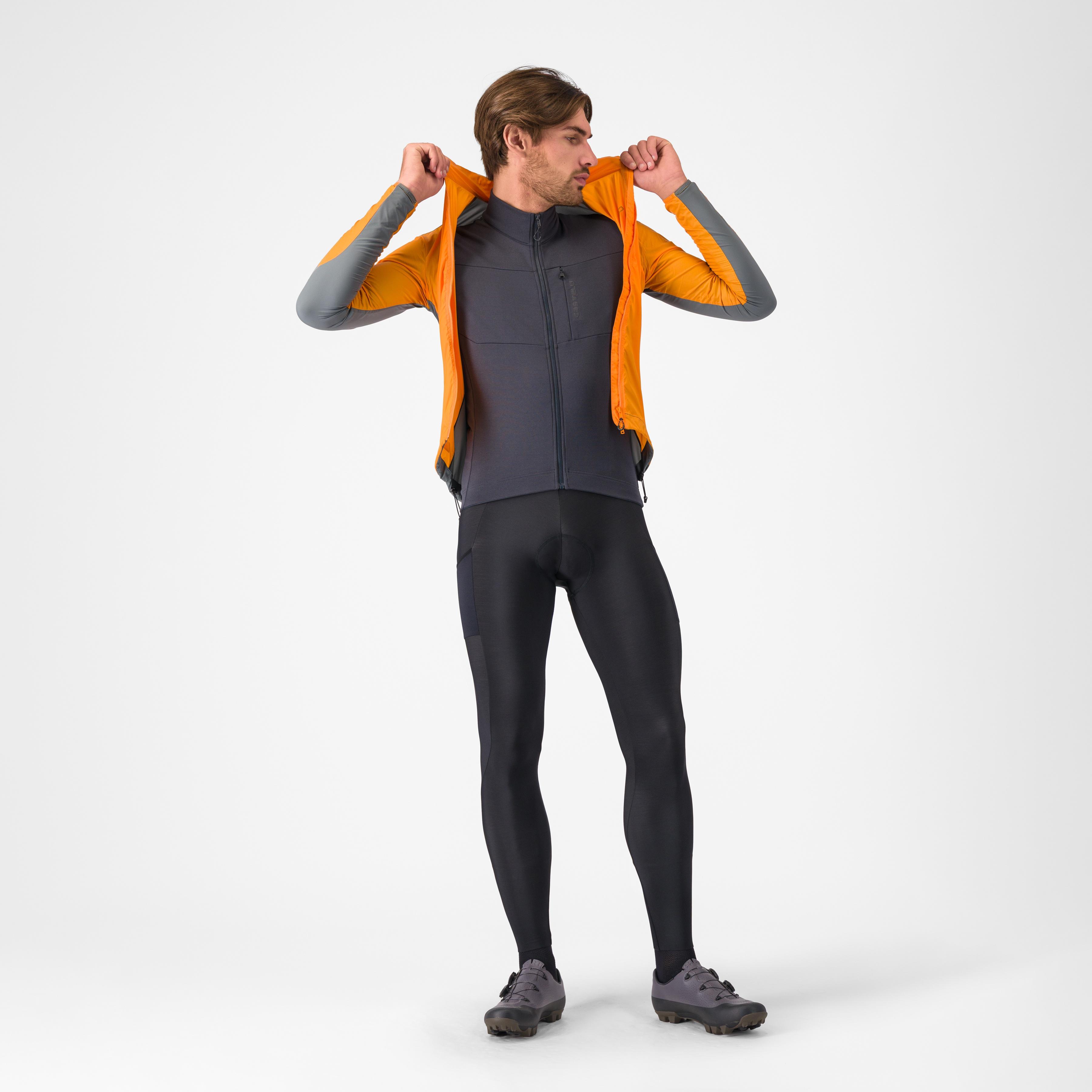Unltd trail jacket - dark gold/quetzal green - castelli