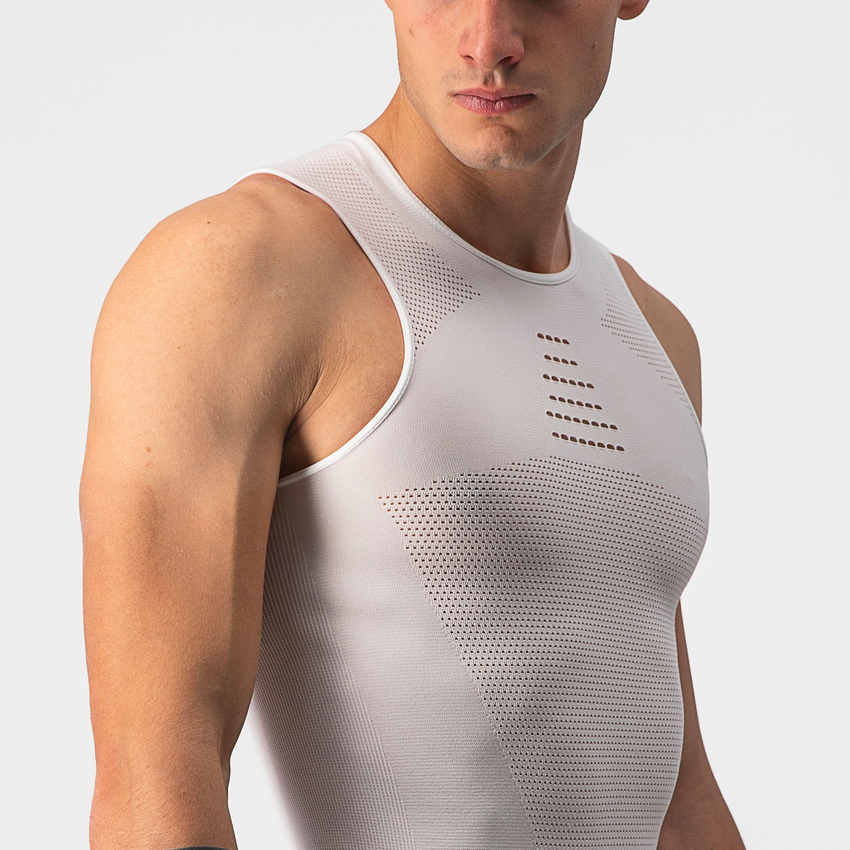 Core seamless base layer - white - castelli