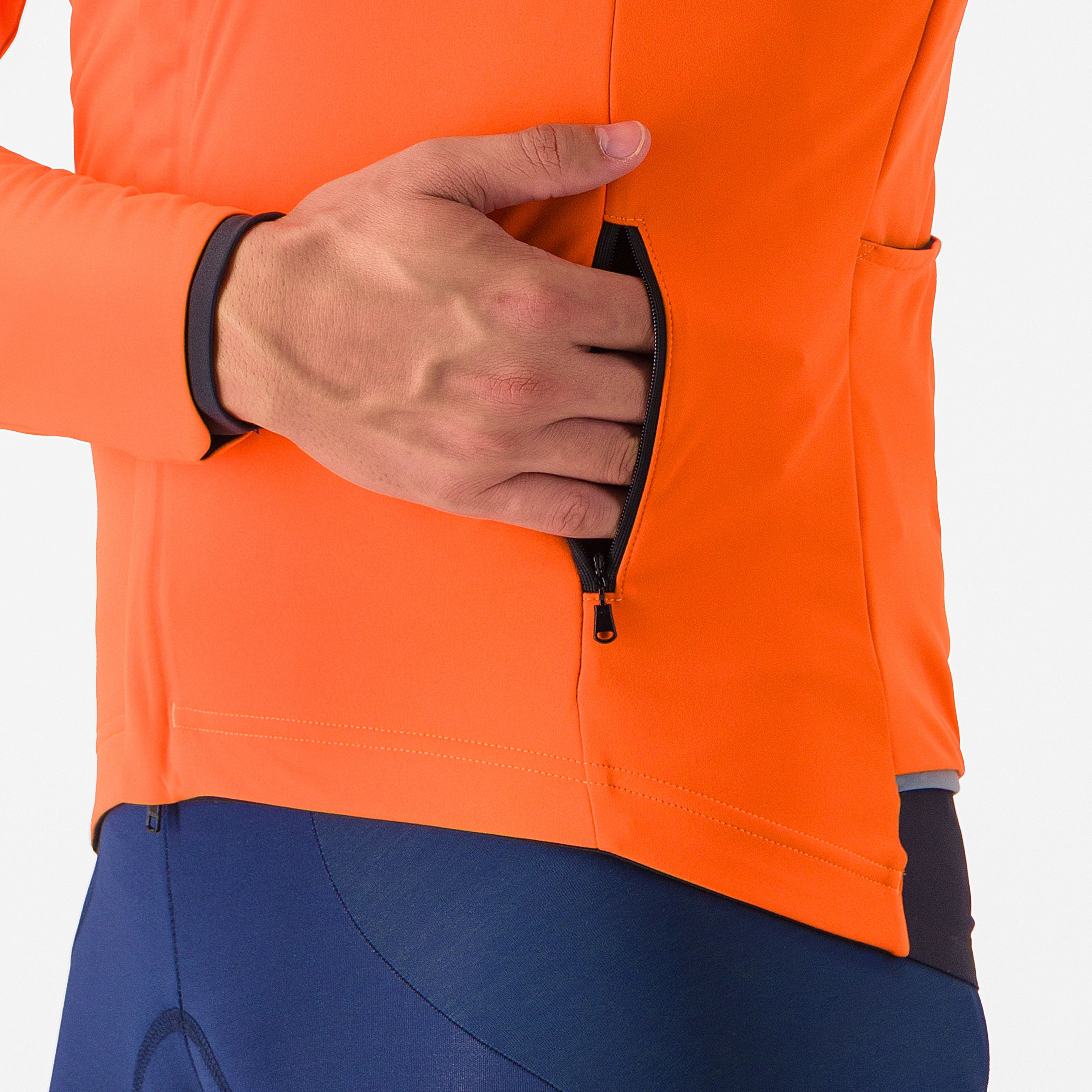 Alpha 150 jacket - brilliant orange/dark gray - castelli