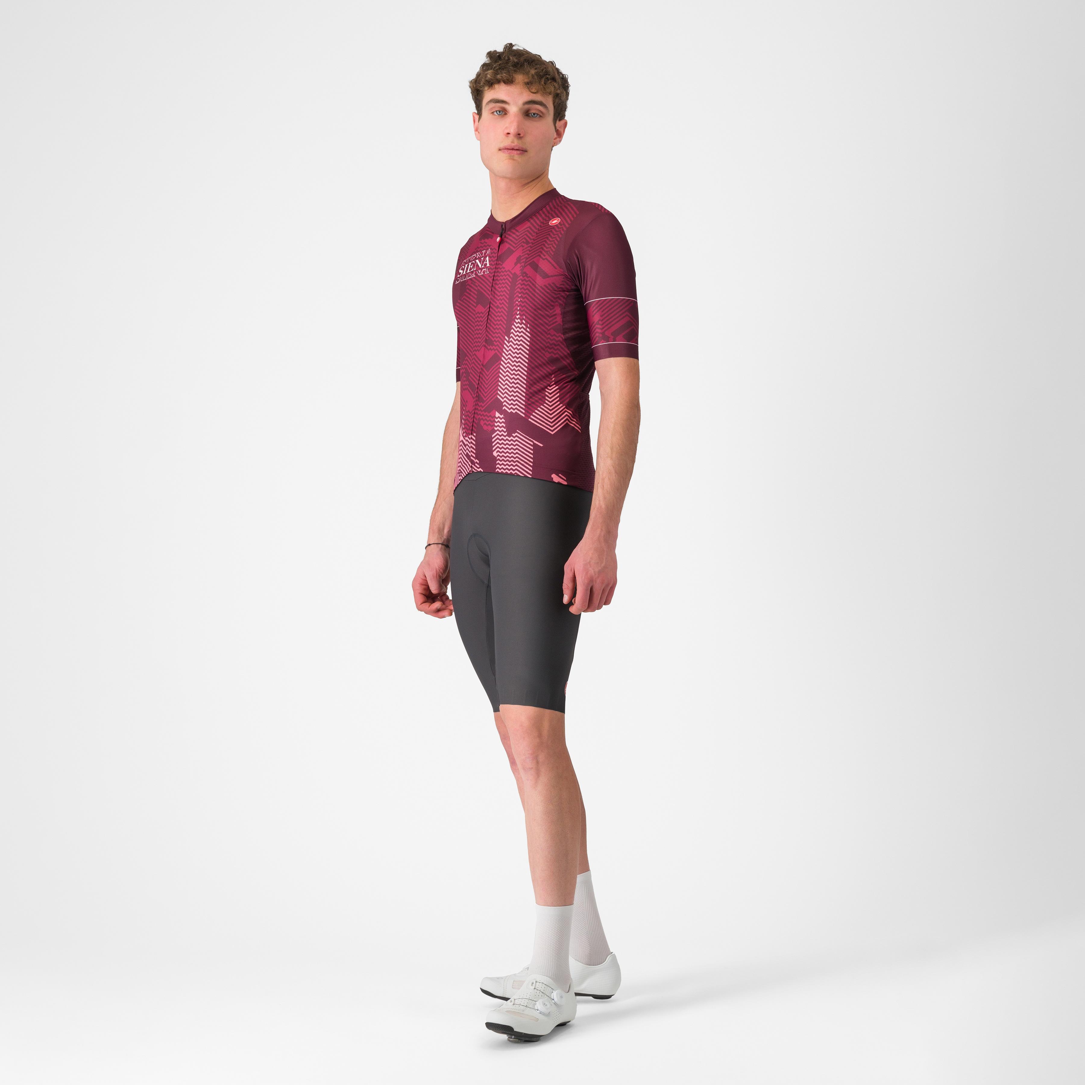 #giro siena jersey - bordo' scuro/rosa giro - castelli
