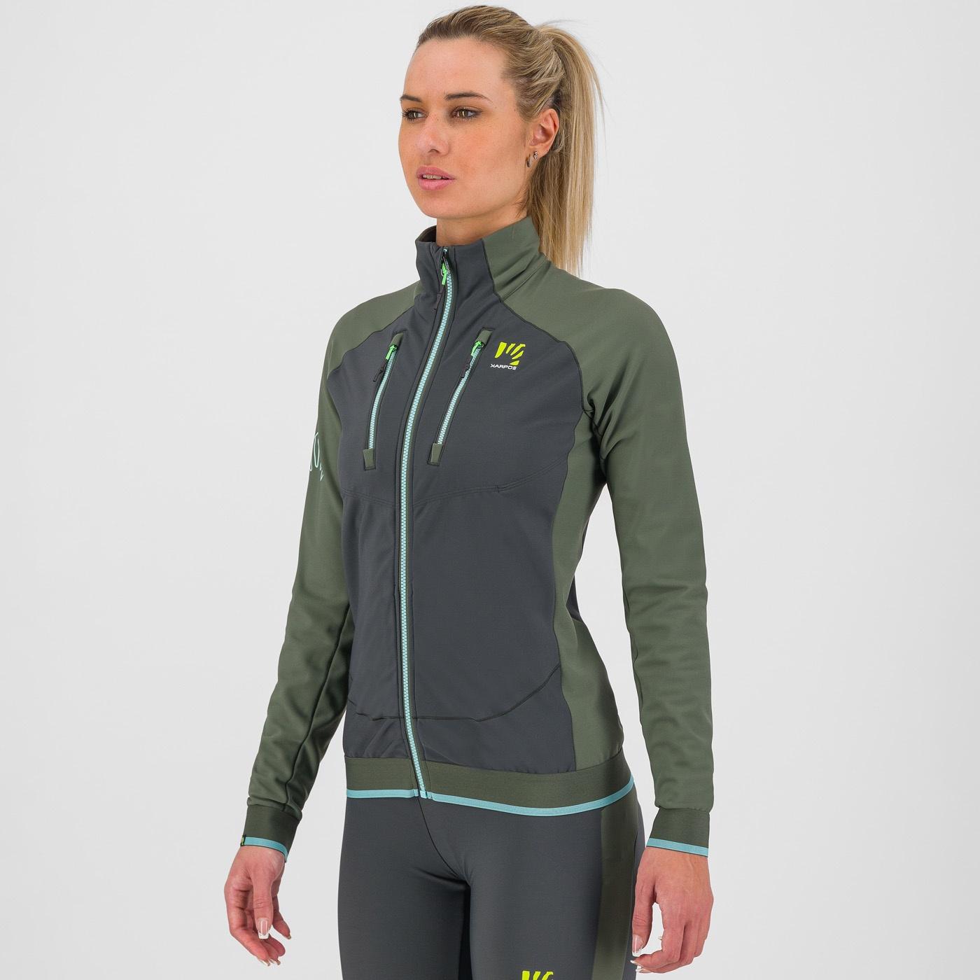 Alagna evo w jacket - black sand/thyme - karpos