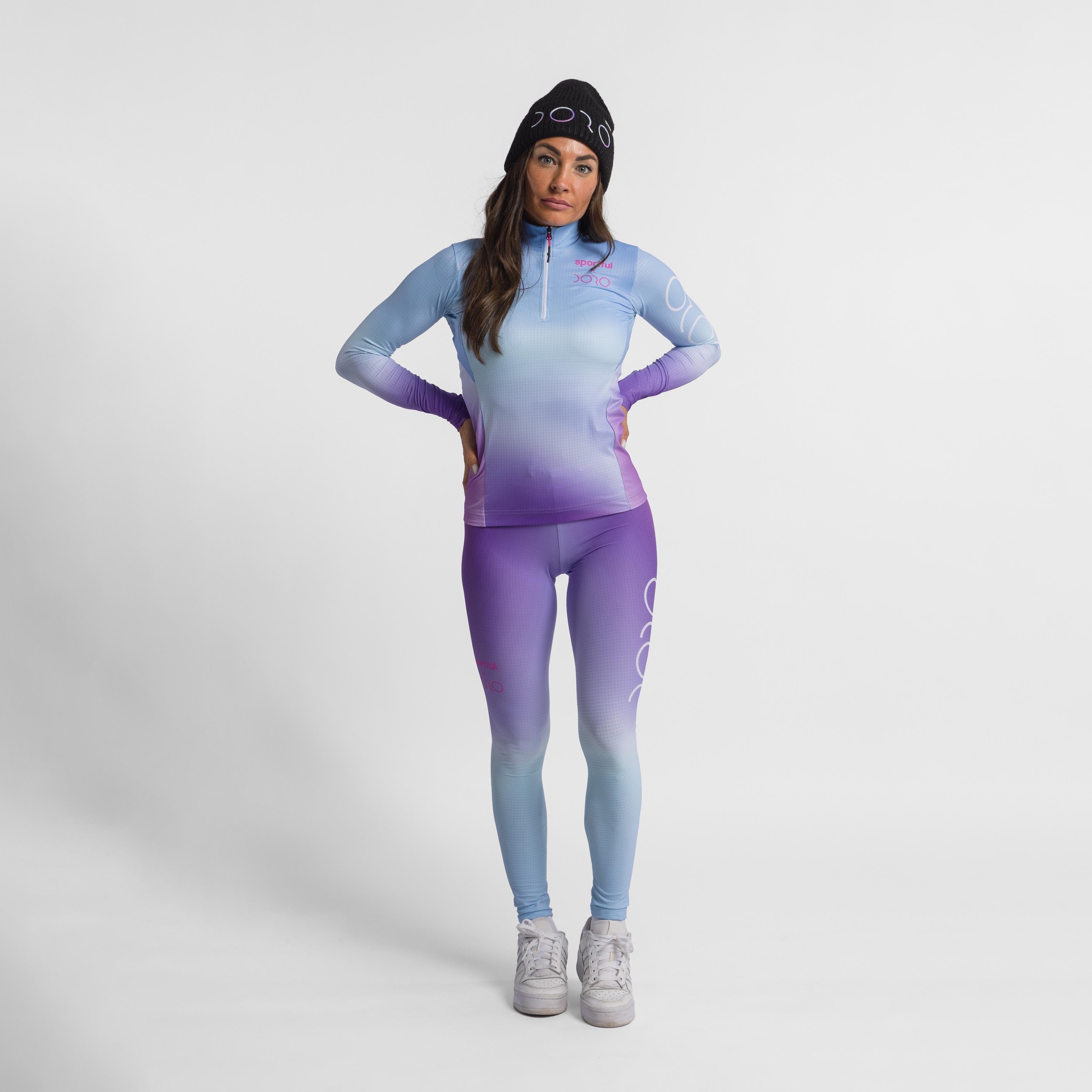 Doro apex jersey - shaded pink/azure - sportful