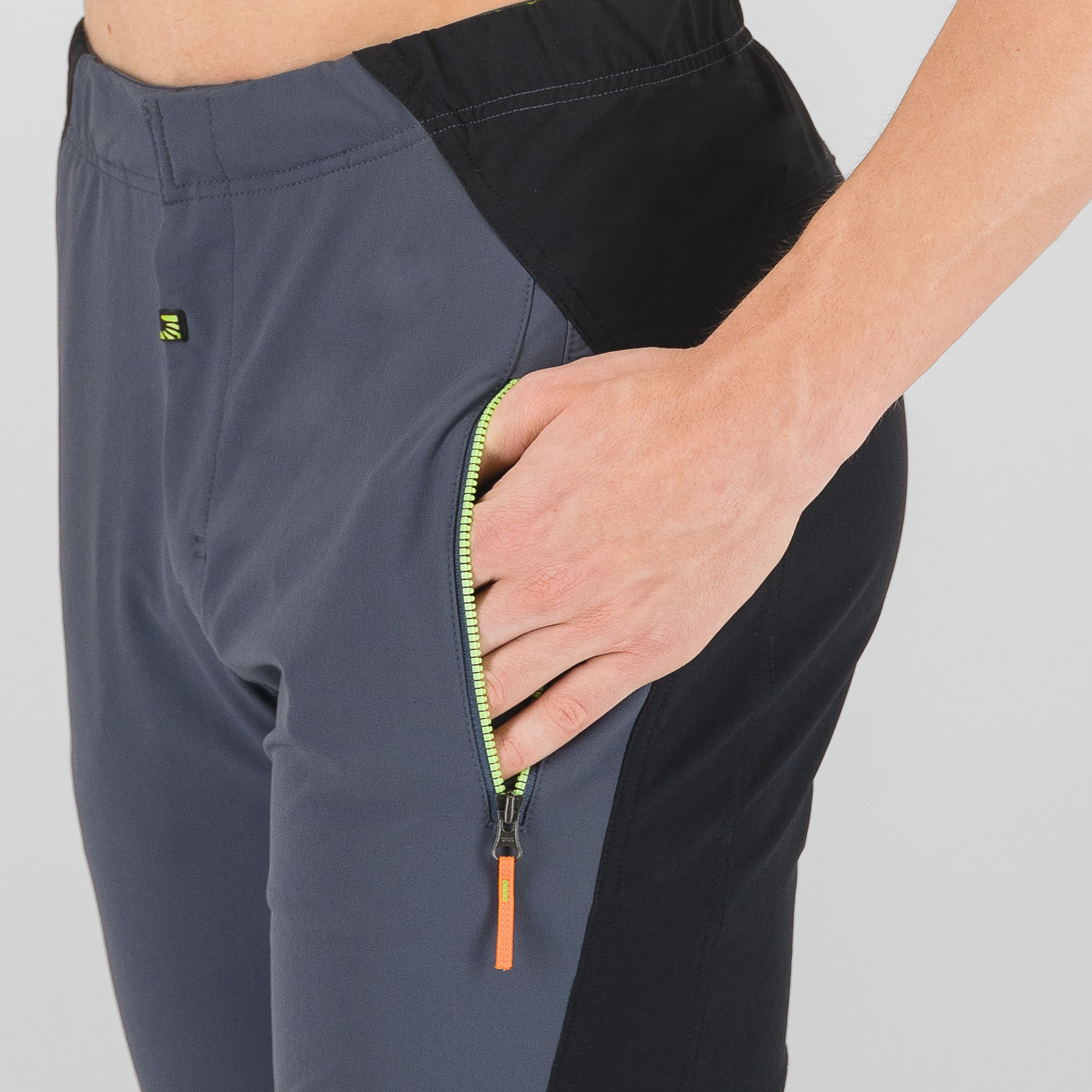 Wall evo  pant - black/ombre blue/jasmine green - karpos