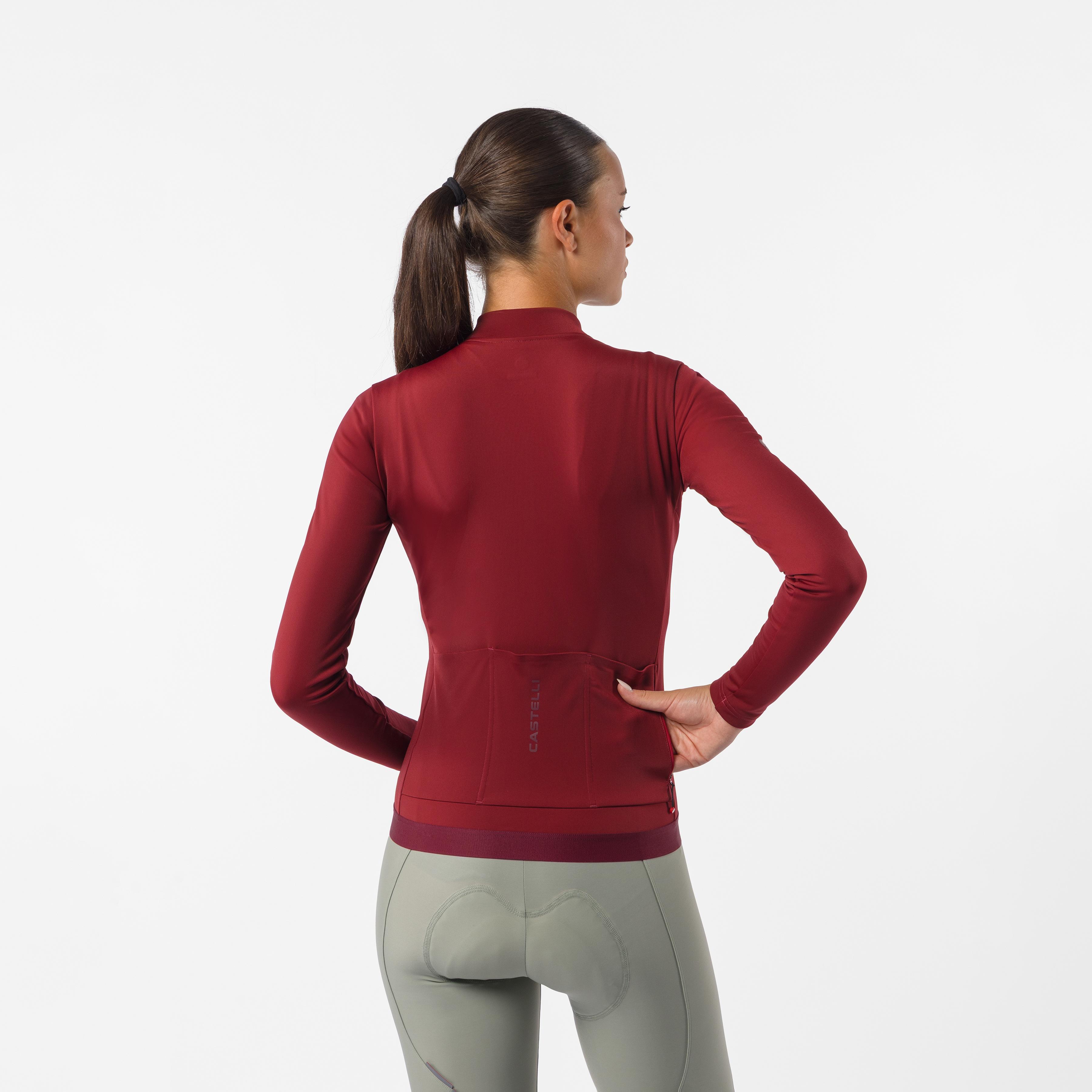 Espresso thermal 2 w jersey - garnet - castelli