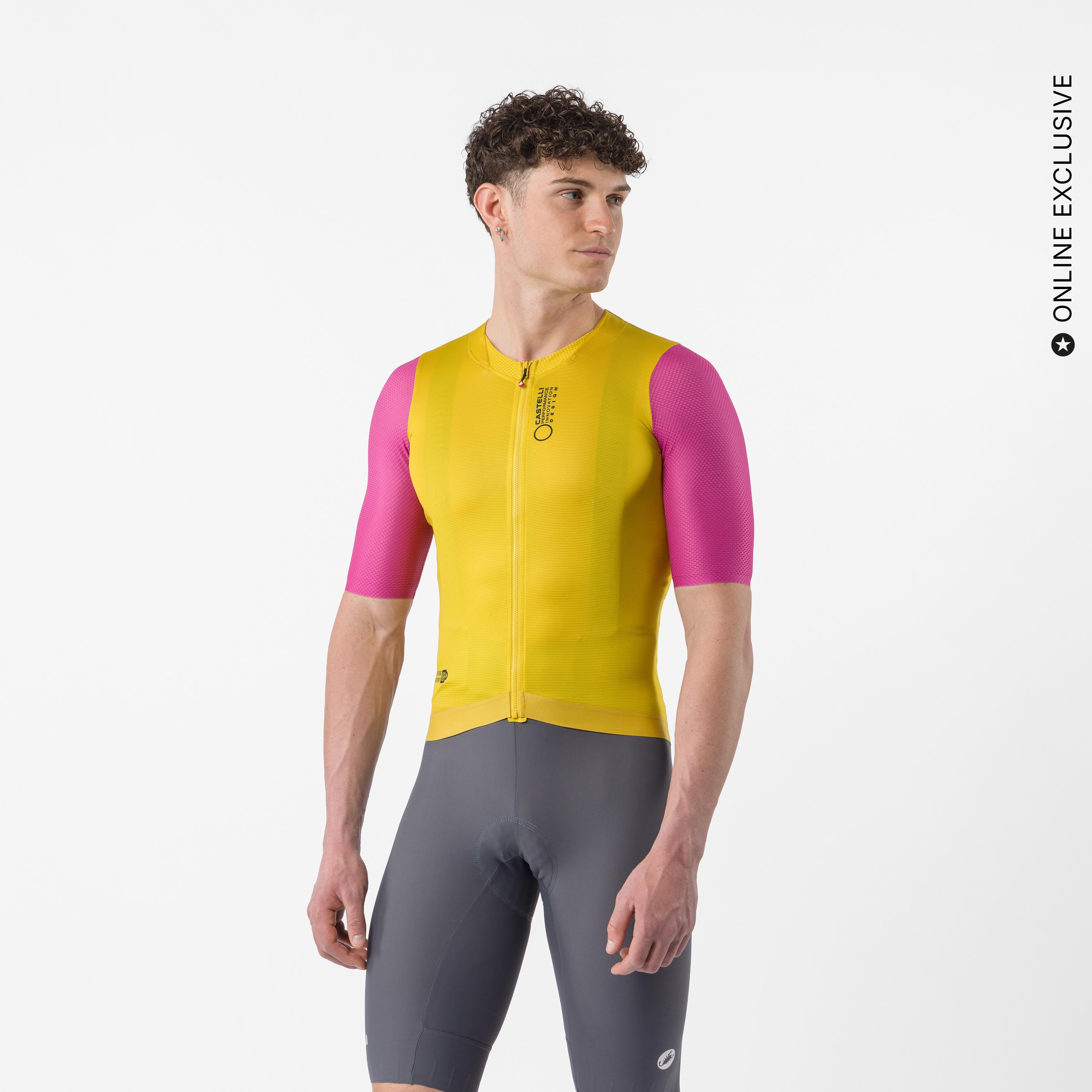 Corretto jersey - mango mojito/violet pink-black - castelli