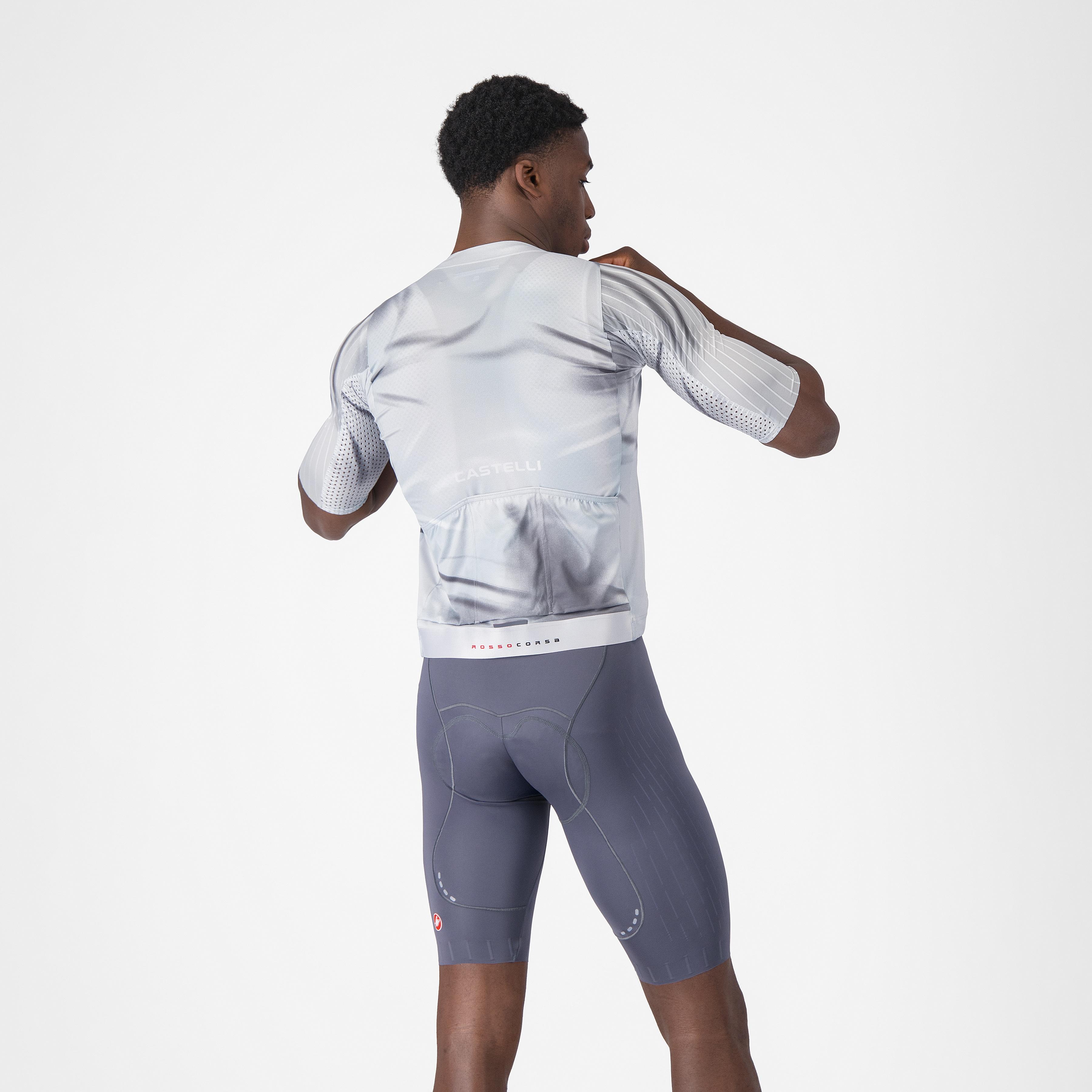 Free aero race s bibshort - smoky gray - castelli