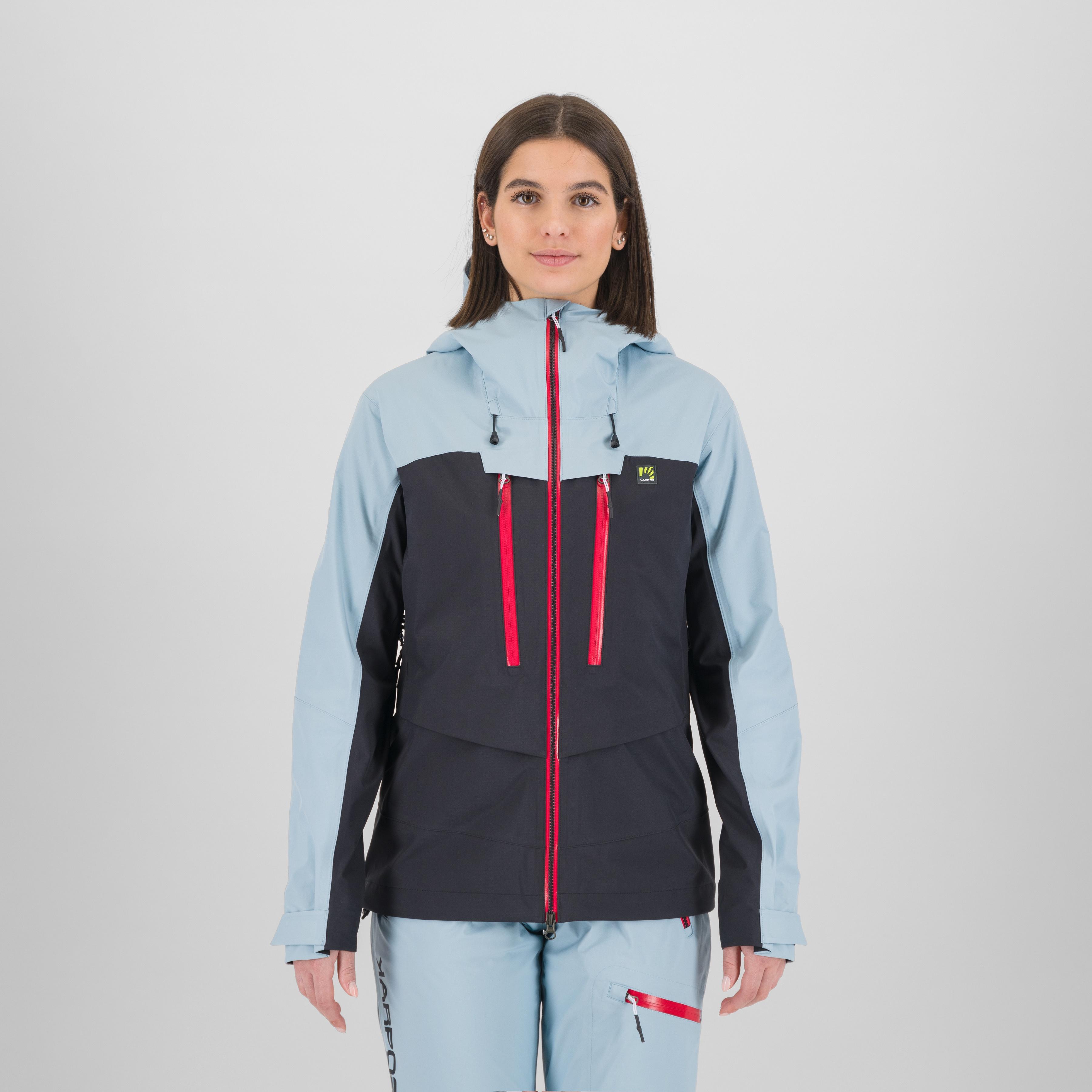 Midi shell w jacket - black/forget - karpos