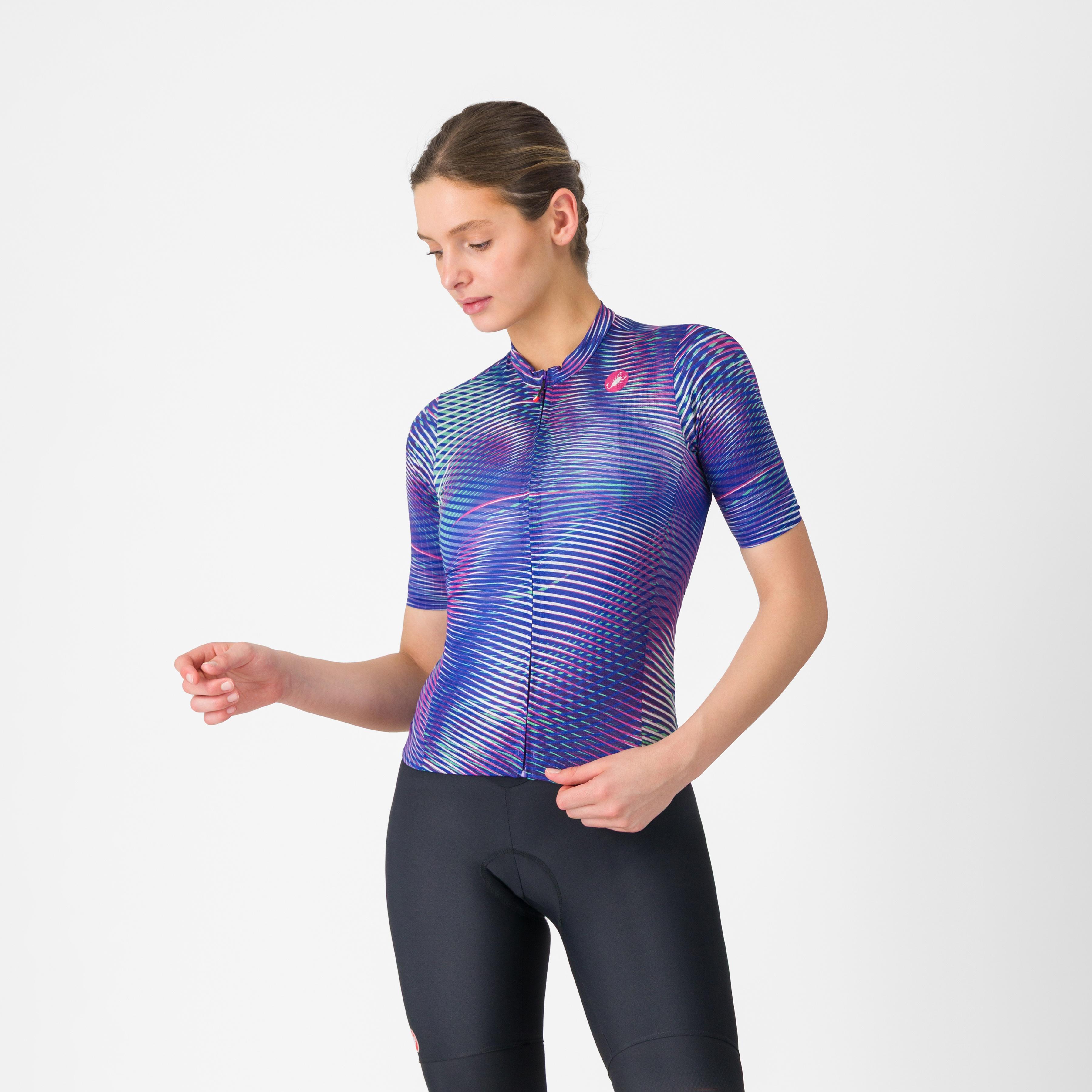 Cosmic vortex jersey - multicolor ultraviolet rose - castelli
