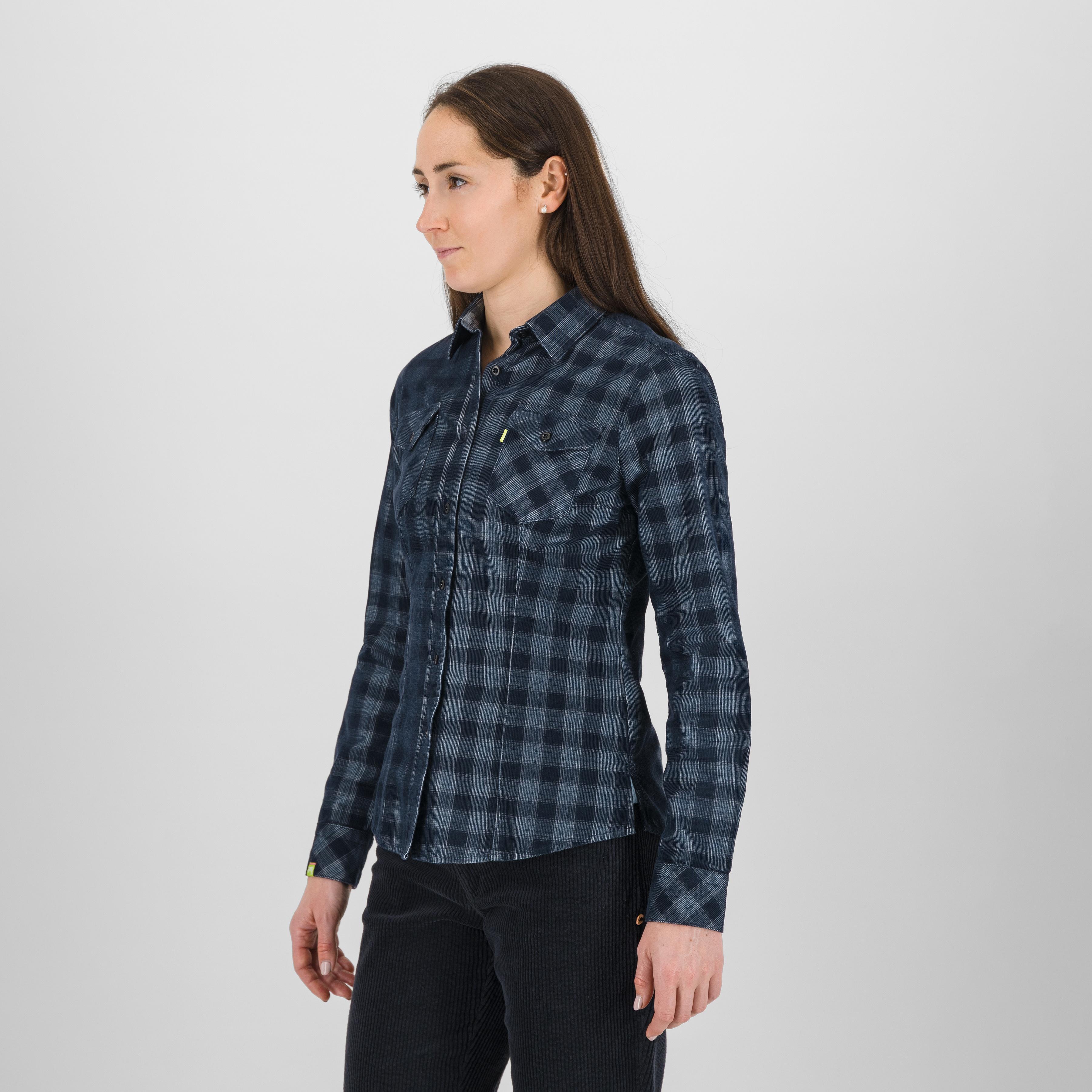 Martora velvet w shirt - forget/carbon/vaporous gray - karpos