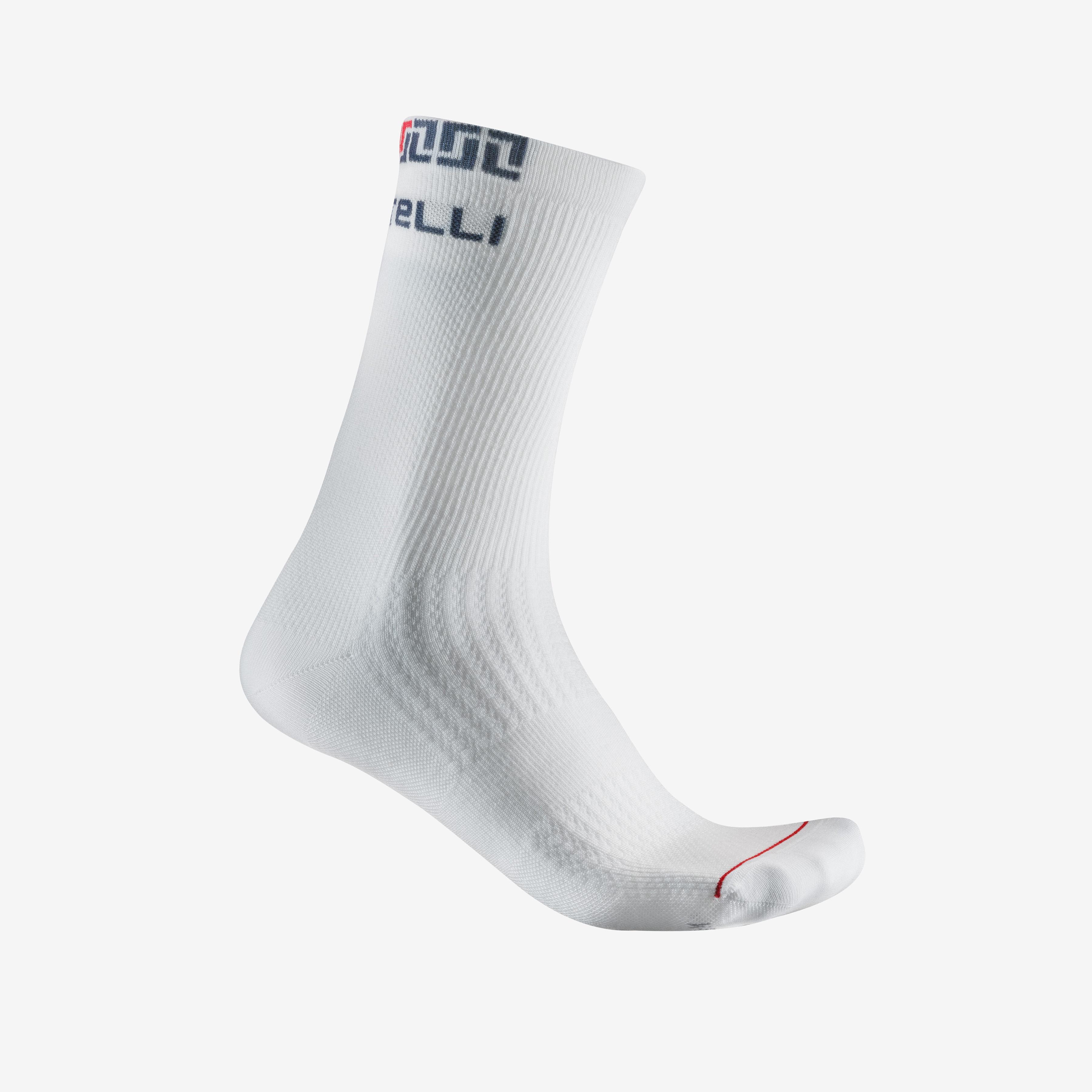 Bandito merino 18 sock - white - castelli