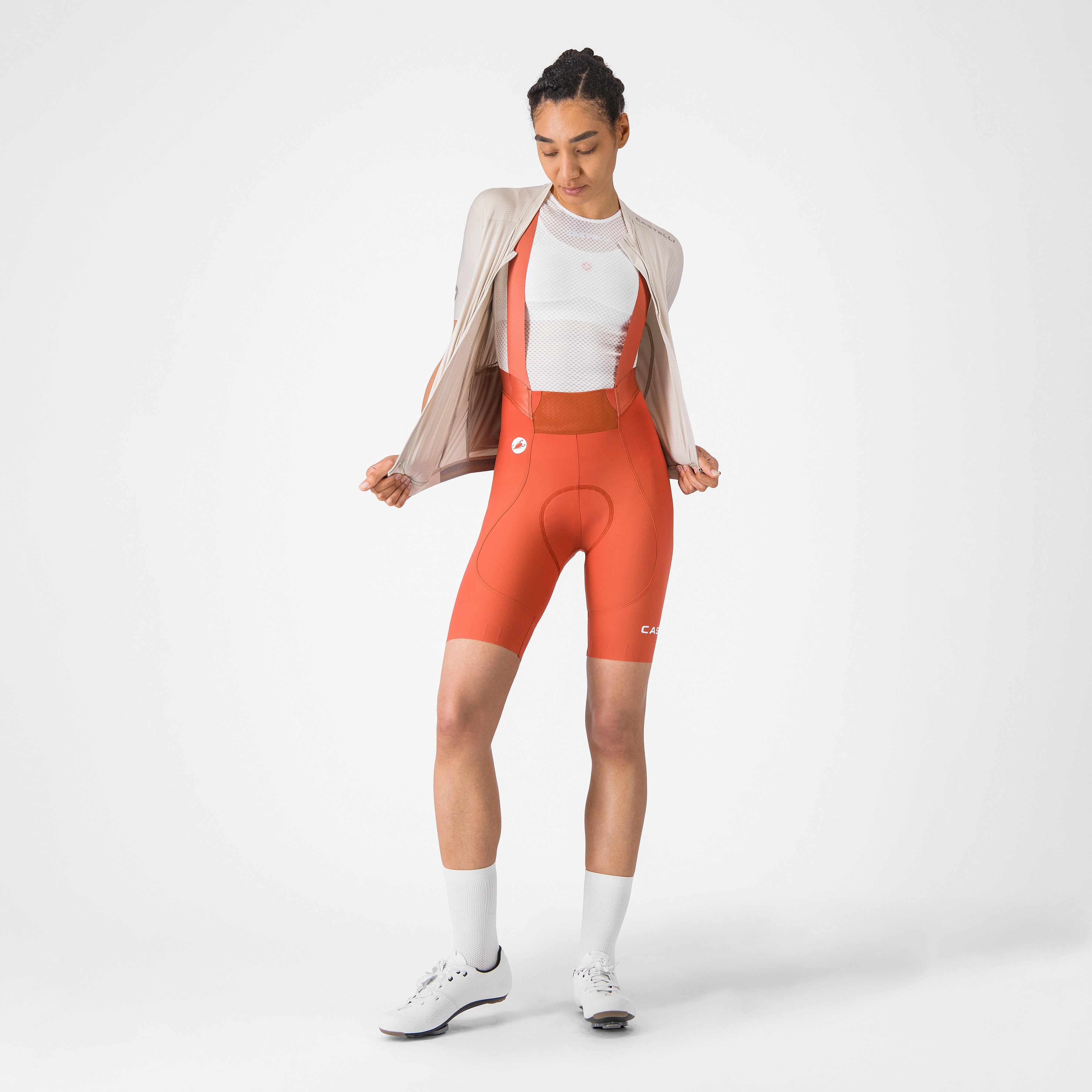 Espresso 2 w dt bibshort - paprika - castelli