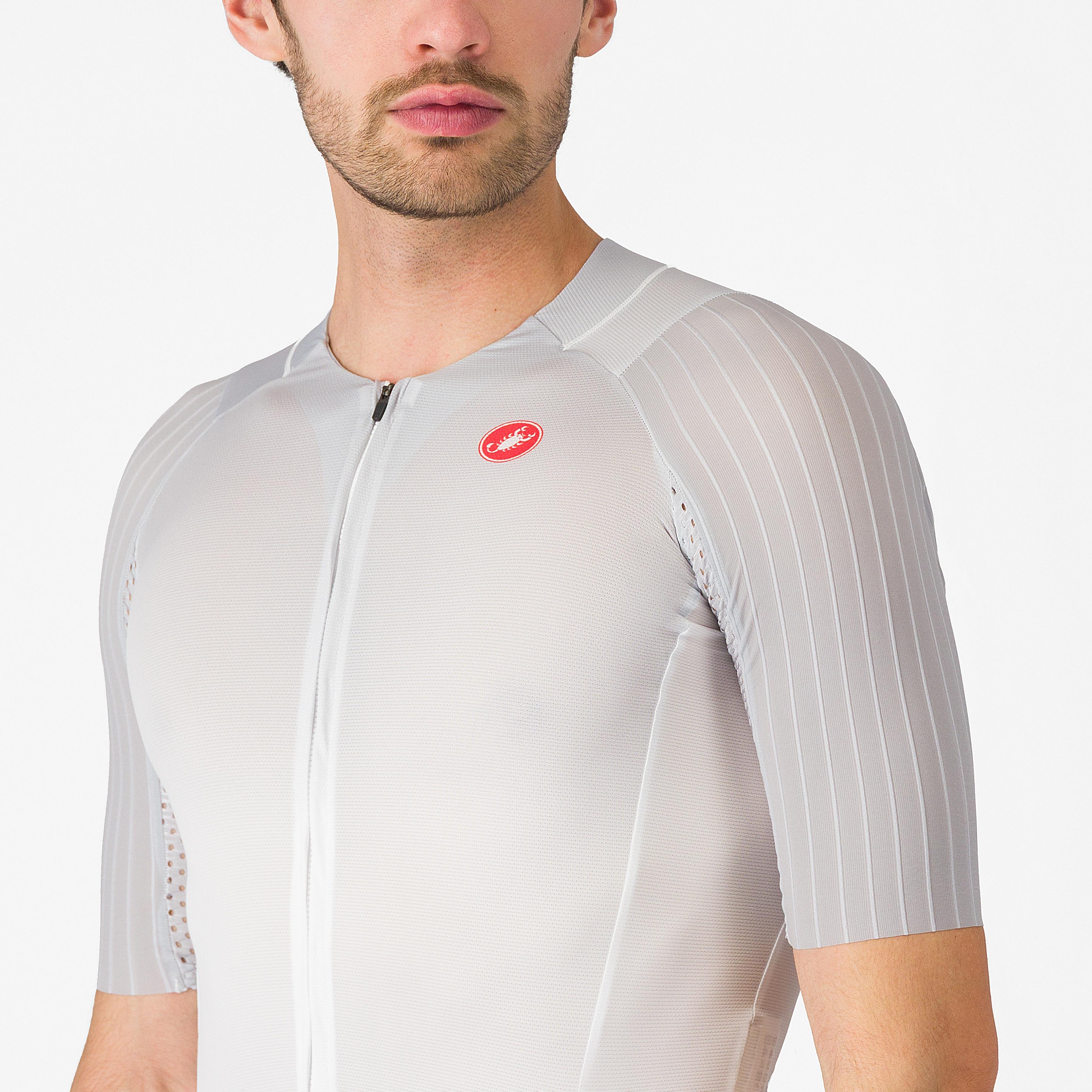 Free sanremo 3 suit short sleeve - white/black - castelli
