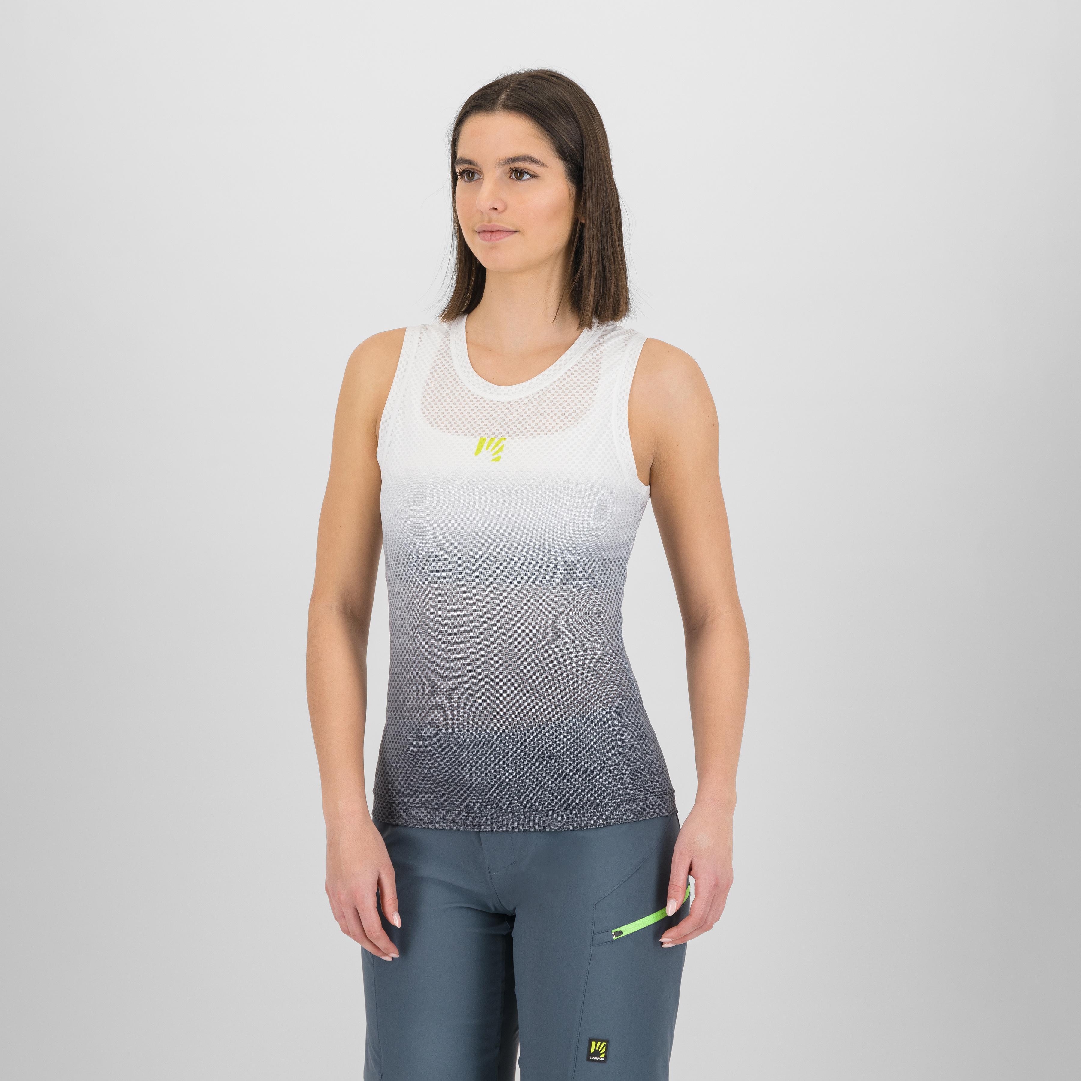 Verve mesh w sleeveless - vulcan/bright white - karpos