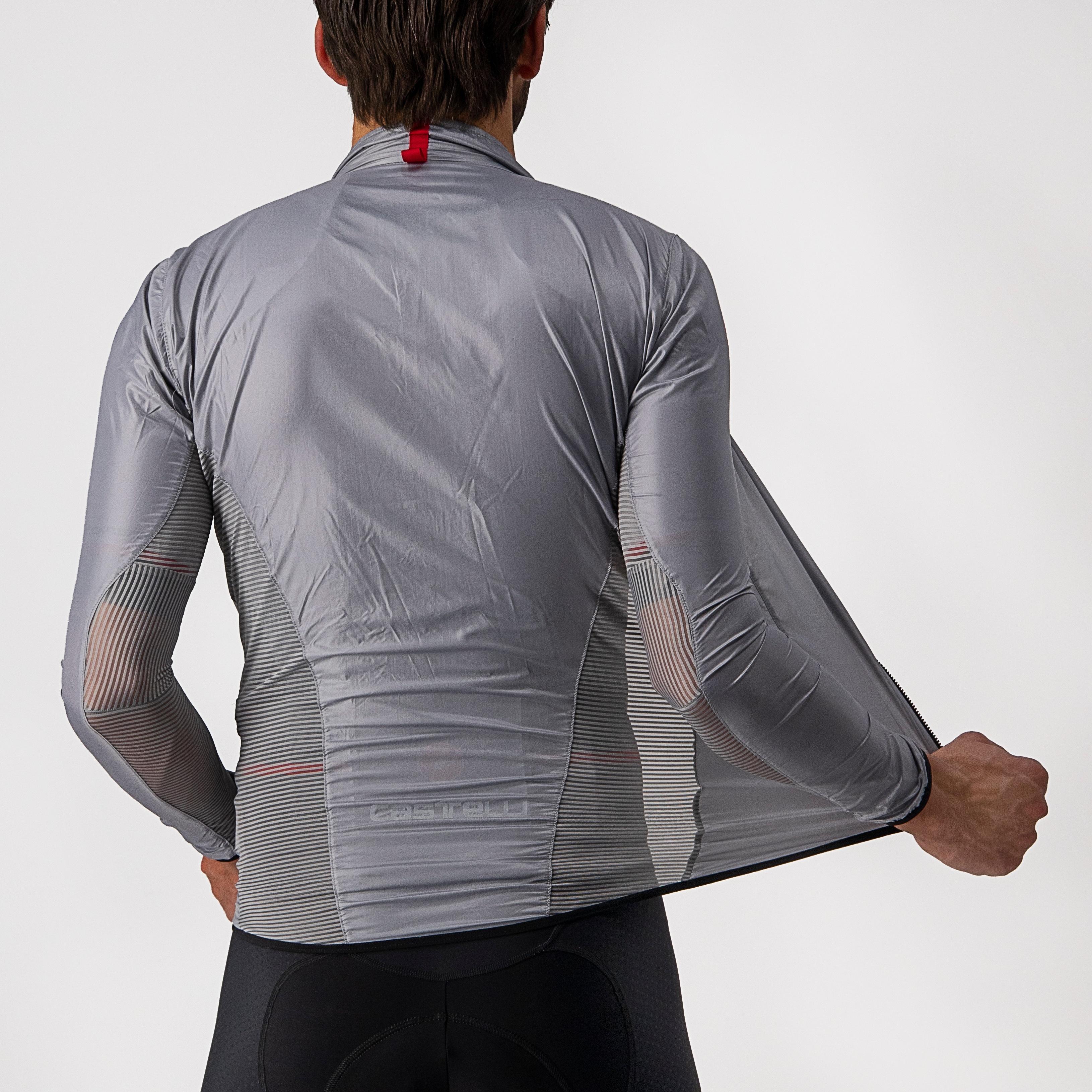 Aria shell jacket - silver gray - castelli
