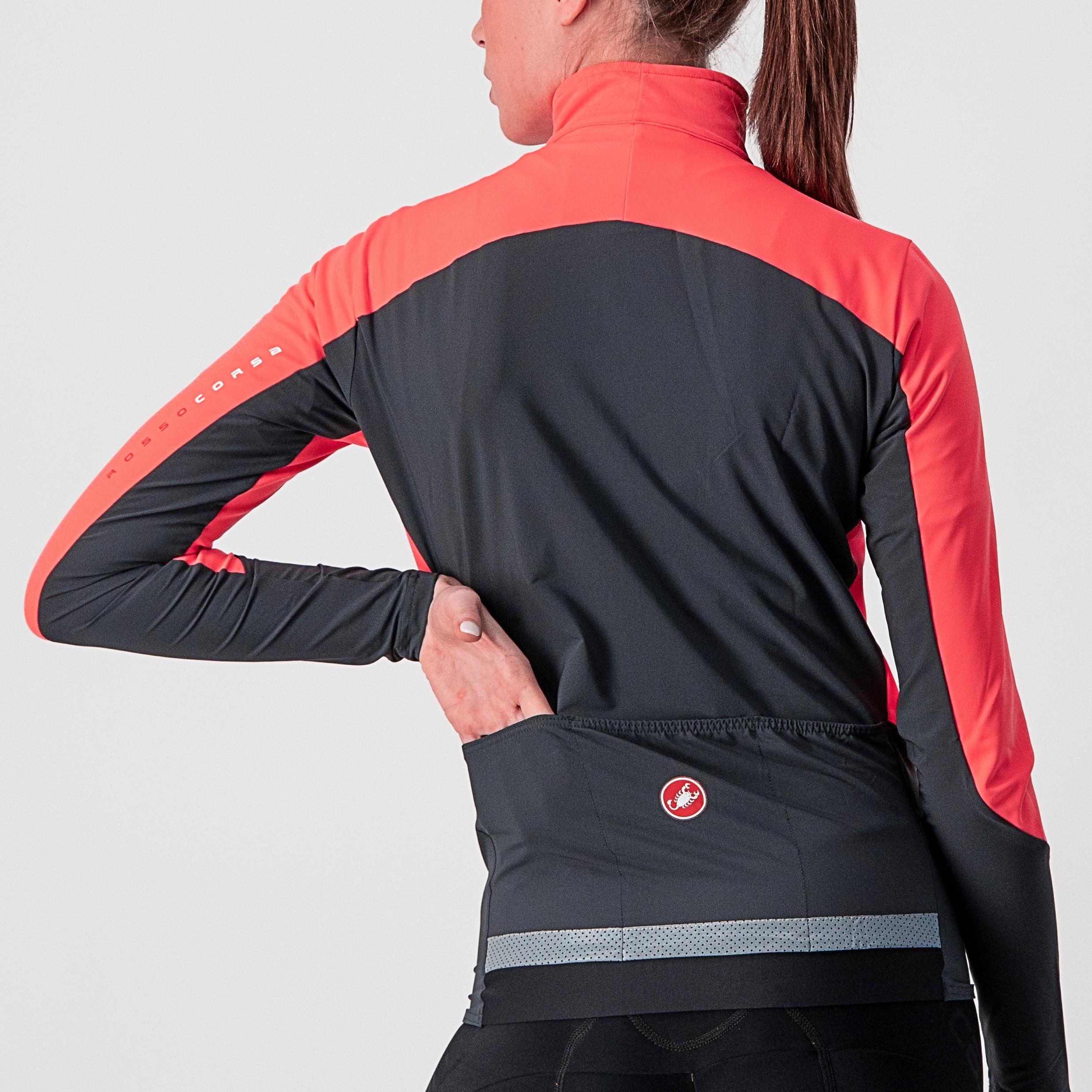 Beta ros w jacket - brilliant pink/dark gray - castelli