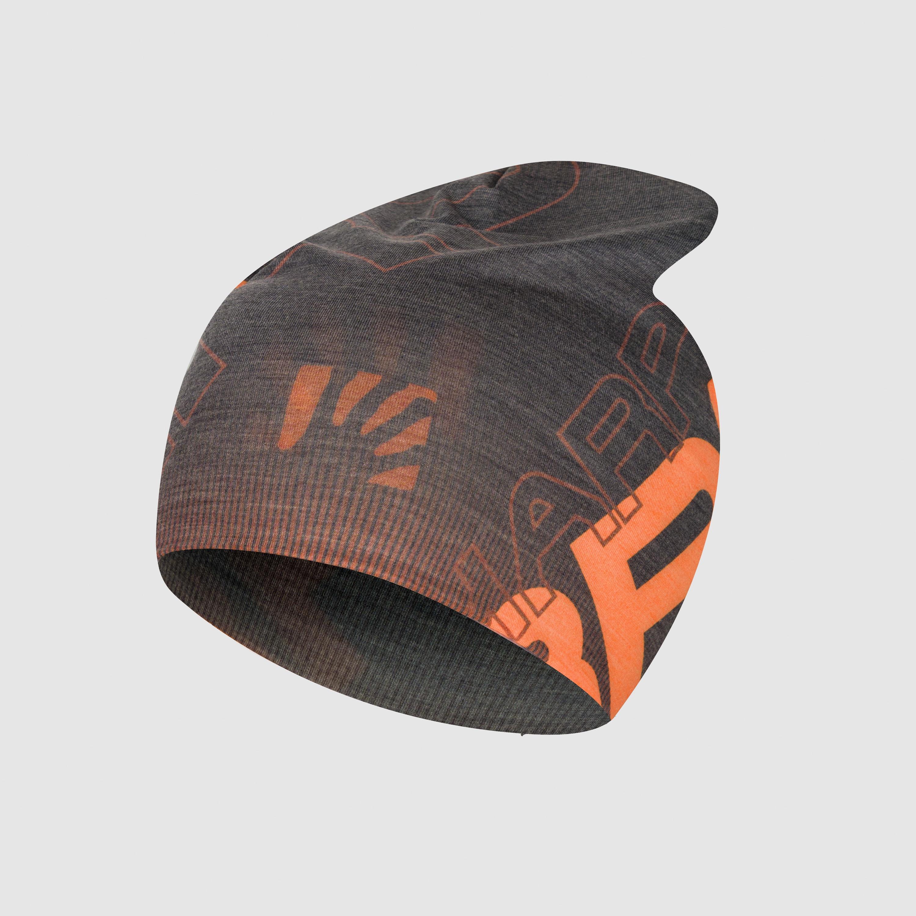 Coppolo merino cap - woodl.gray/mahogany/vibr.orang - karpos