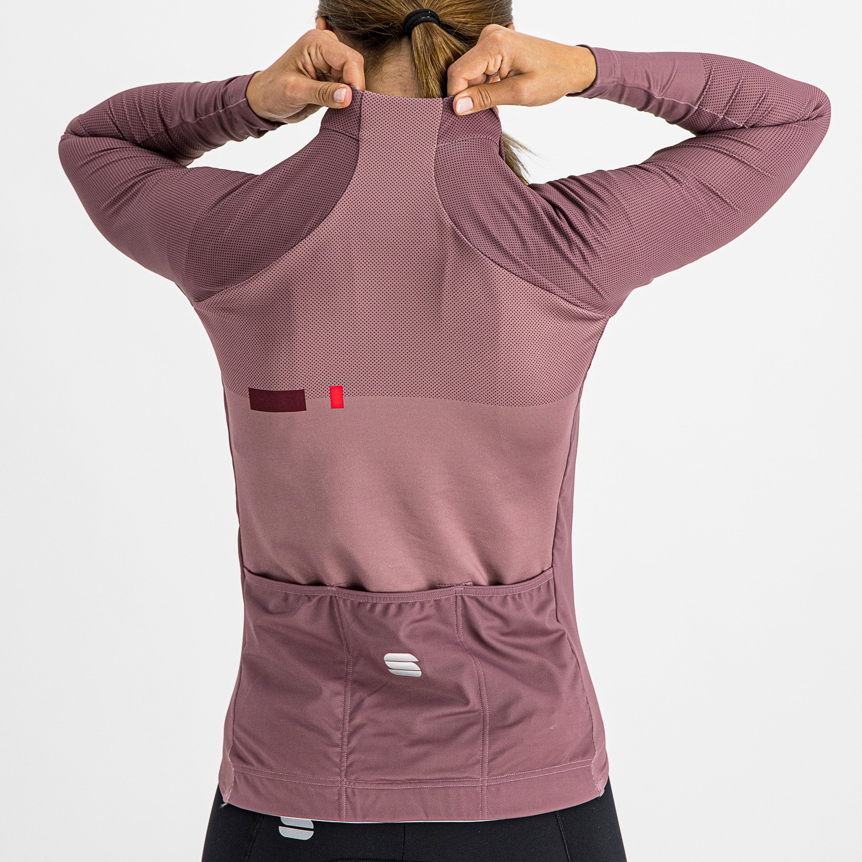 Bodyfit pro w thermal jersey - mauve - sportful