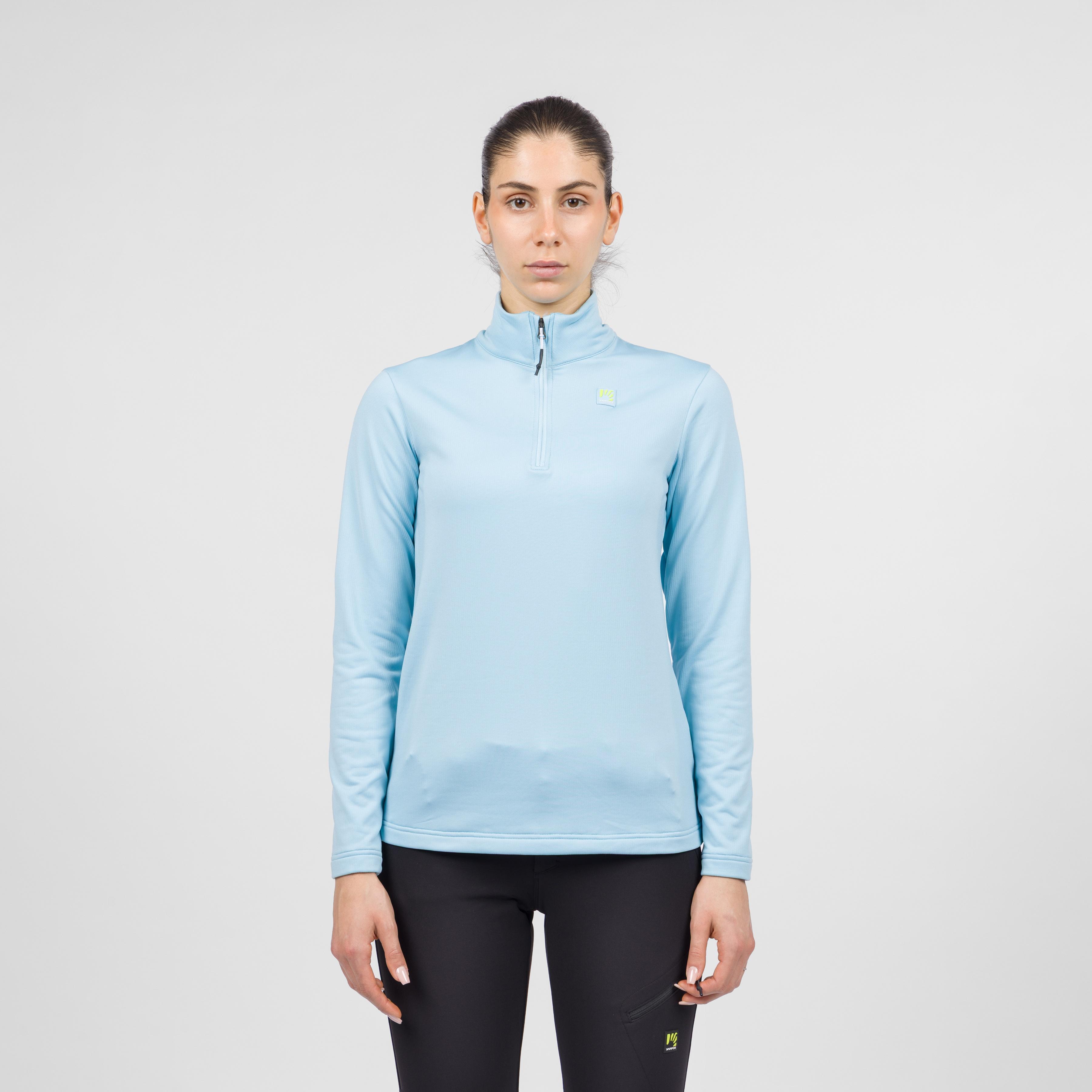 Pizzocco evo w half zip fleece - sky blue - karpos
