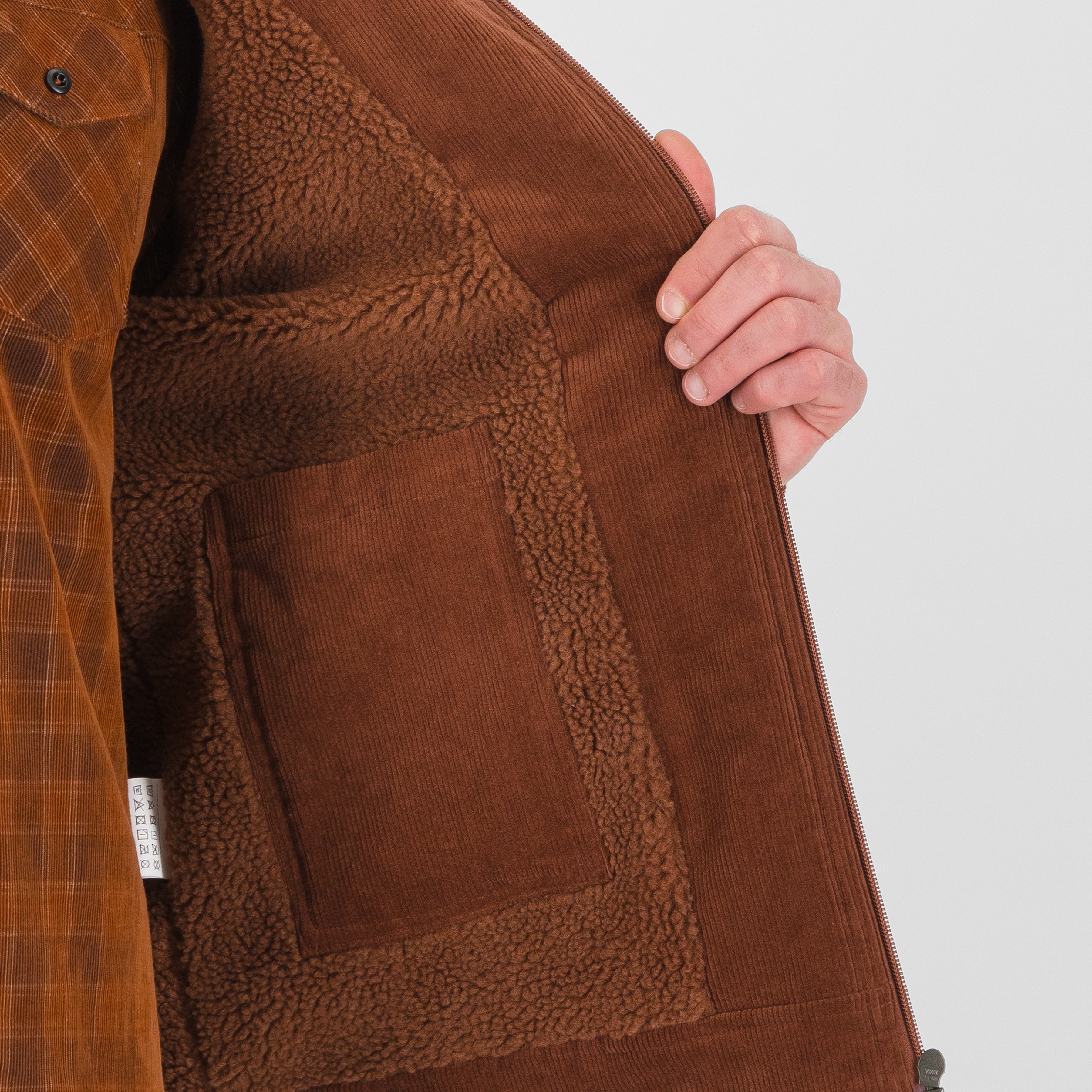 Ghiro hoodie jacket - mahogany - karpos