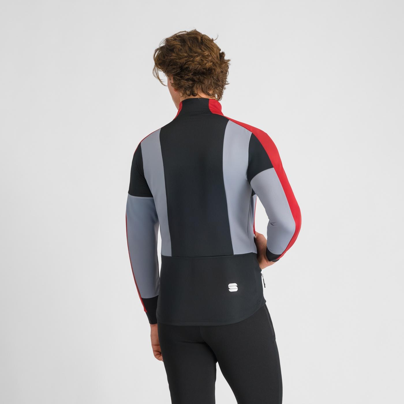 Apex jacket - red rumba/cement/black - sportful
