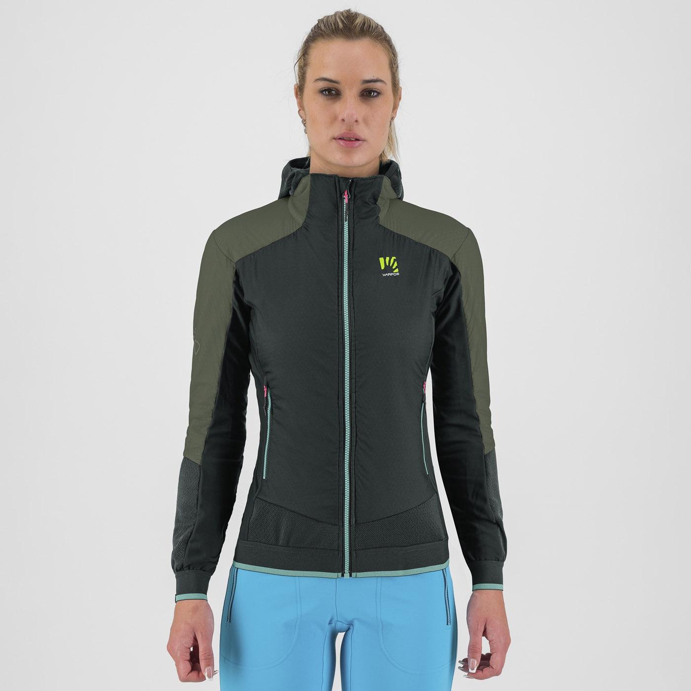 Alagna plus evo w jacket - thyme/black sand - karpos