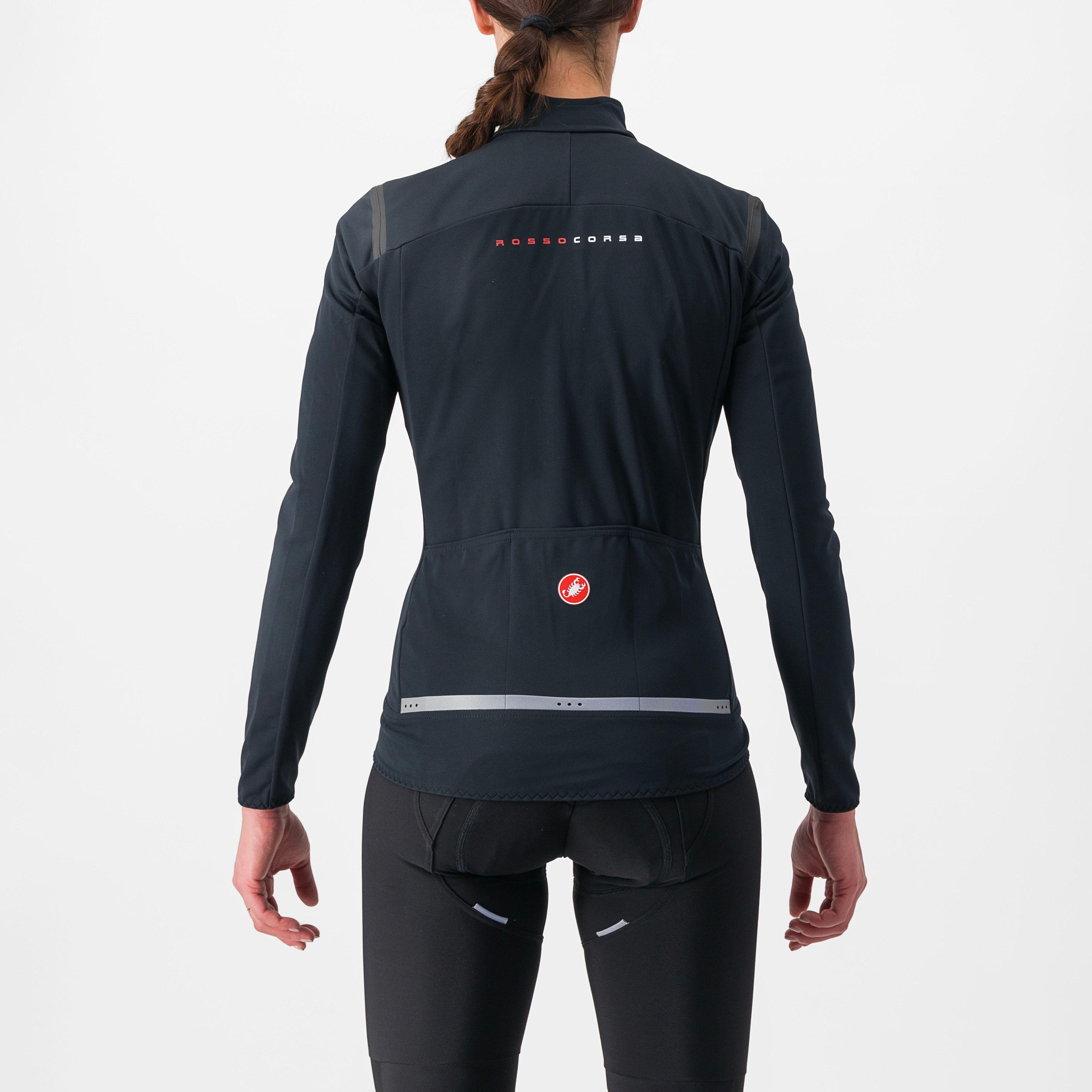 Perfetto ros 2 w jacket - light black/black - castelli