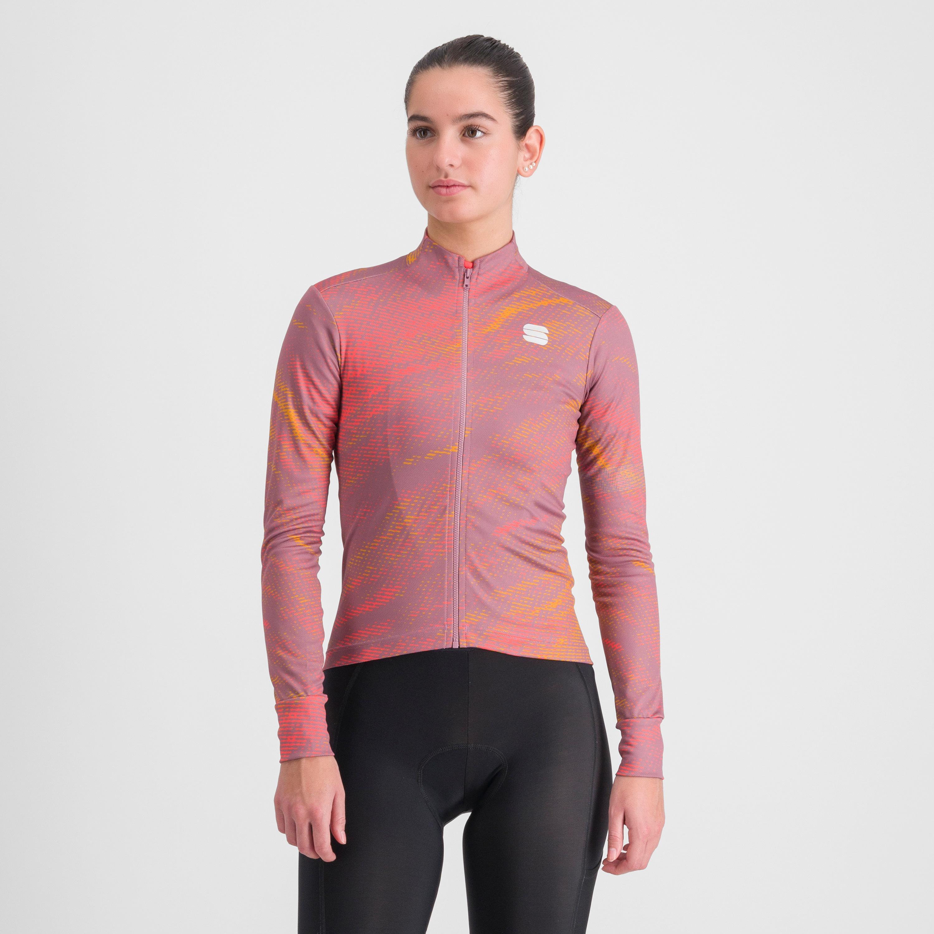Cliff supergiara w thermal jersey - mauve pompelmo golden oak - sportful