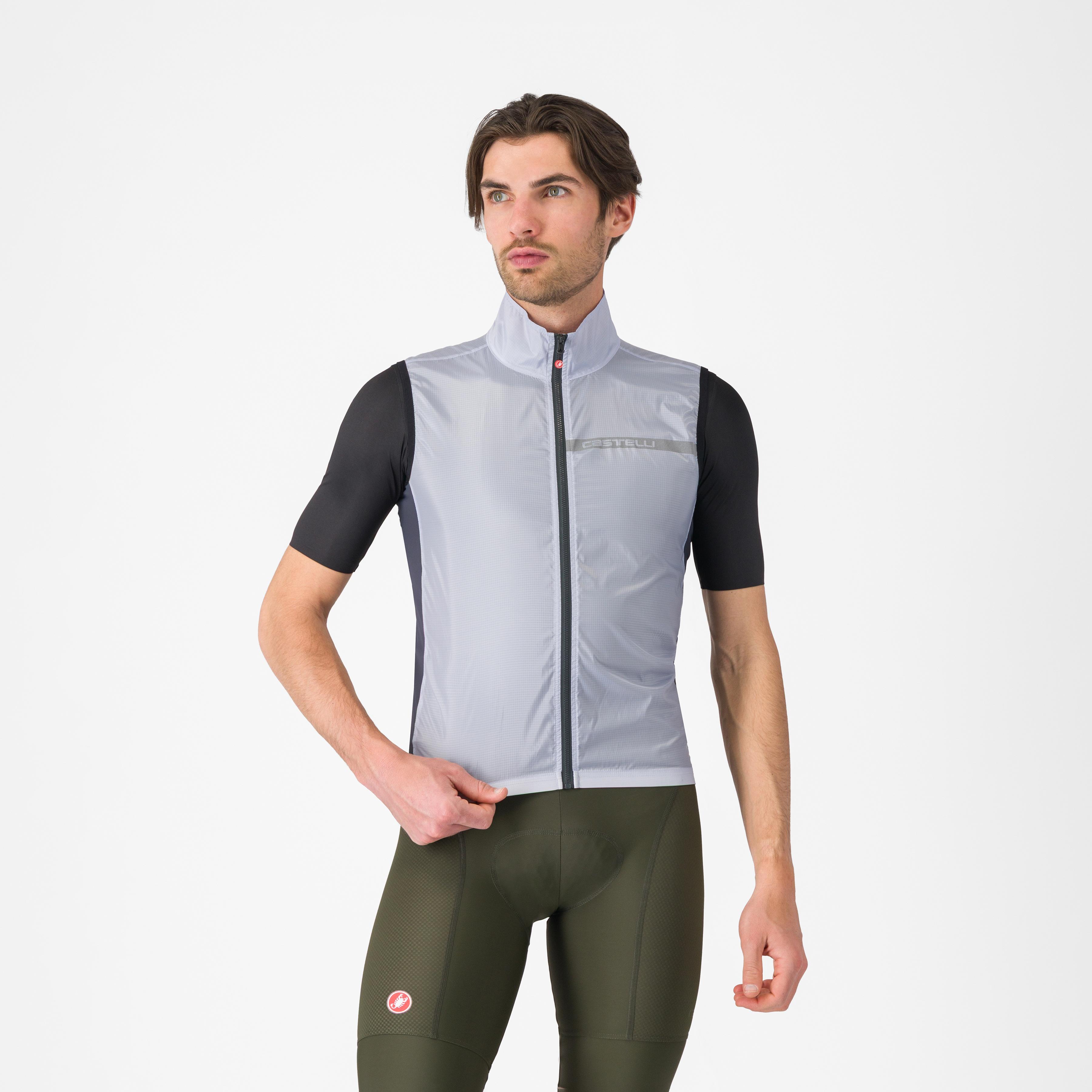 Squadra stretch vest - silver gray/dark gray - castelli