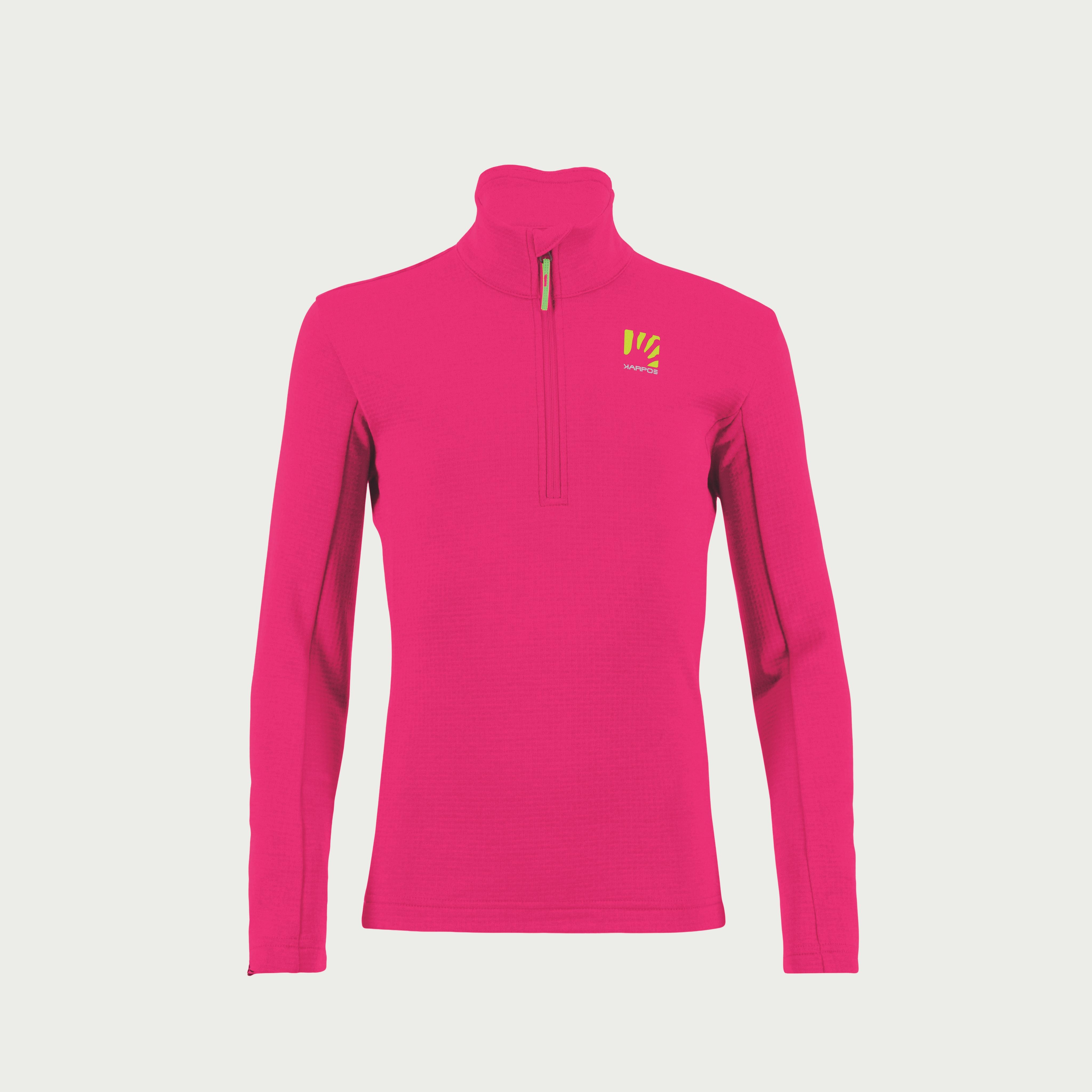 Pizzocco kid half-zip fleece - pink - karpos