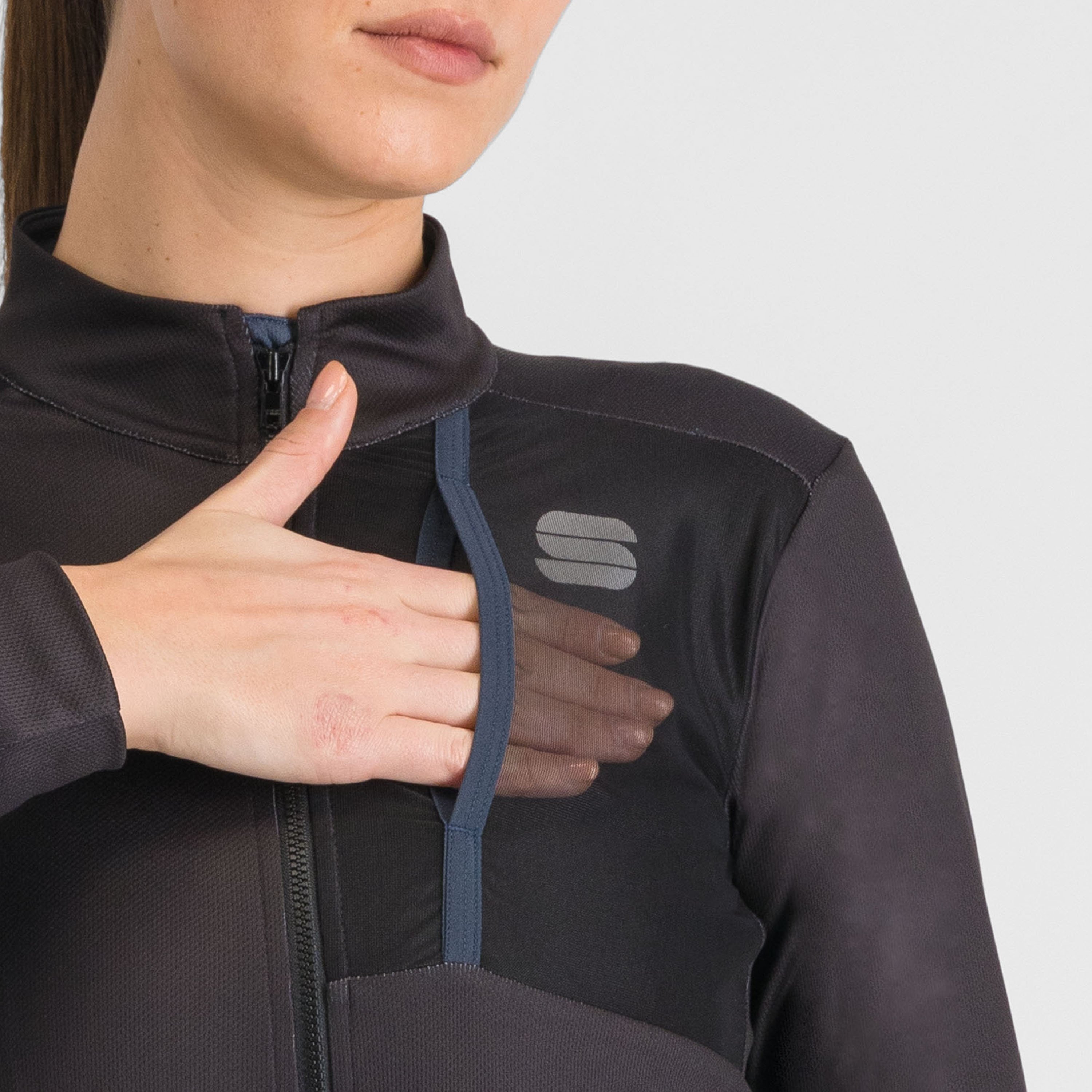 Supergiara woman thermal jersey - black - sportful