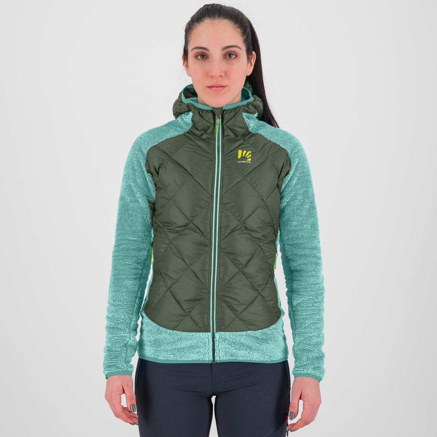 Marmarole w  jacket - thyme/aqua sky - karpos