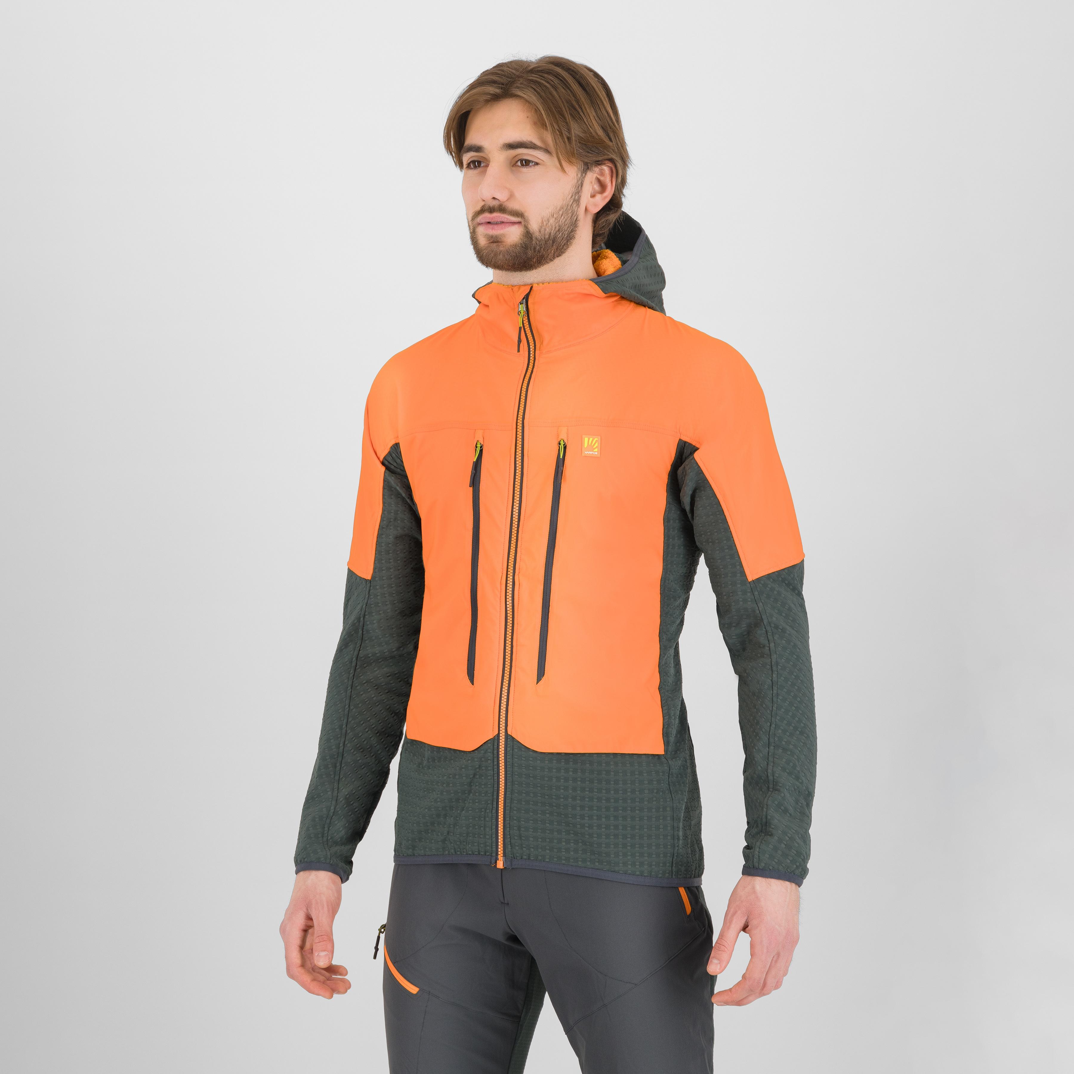 Alagna plus 2.0 jacket - vibr.orange/woodl.gray - karpos