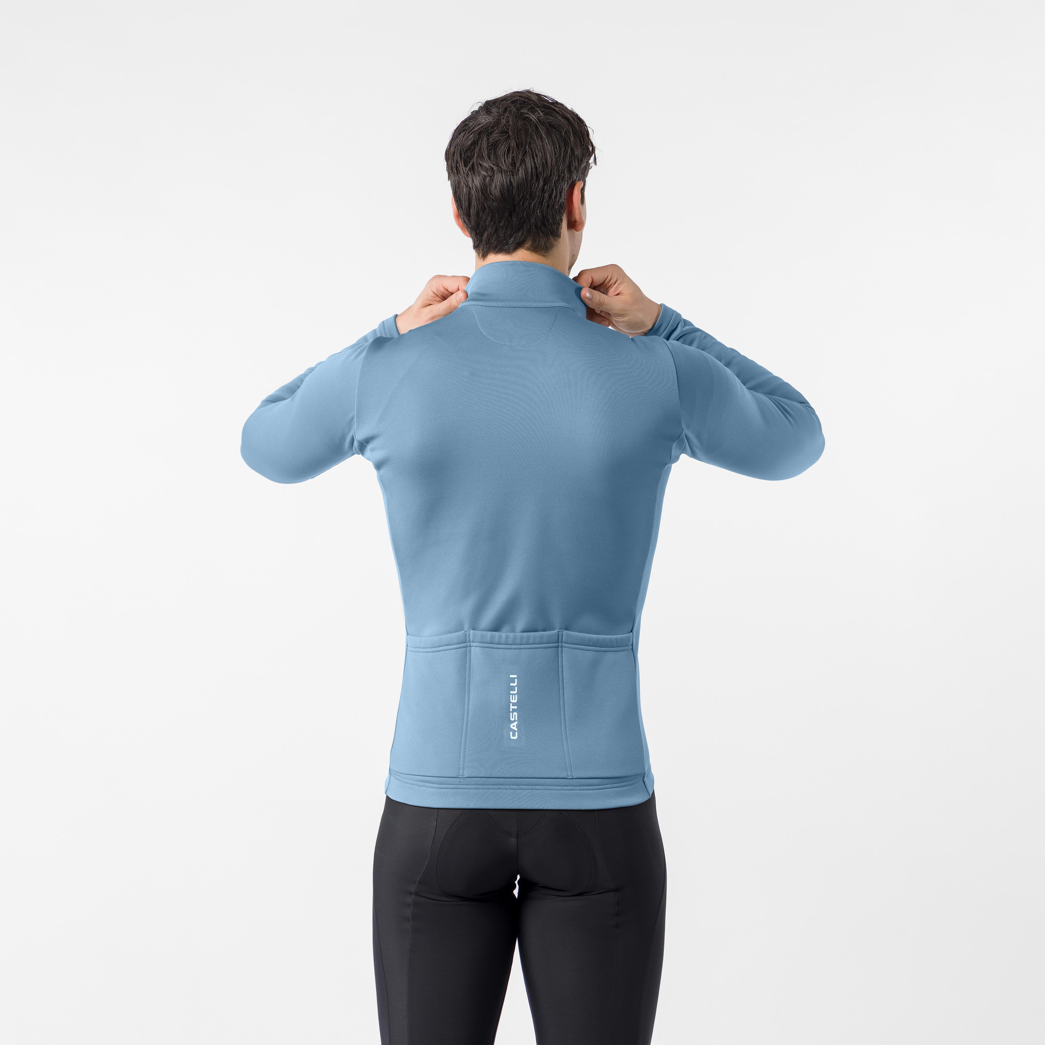 Classifica thermal jersey - steel blue - castelli