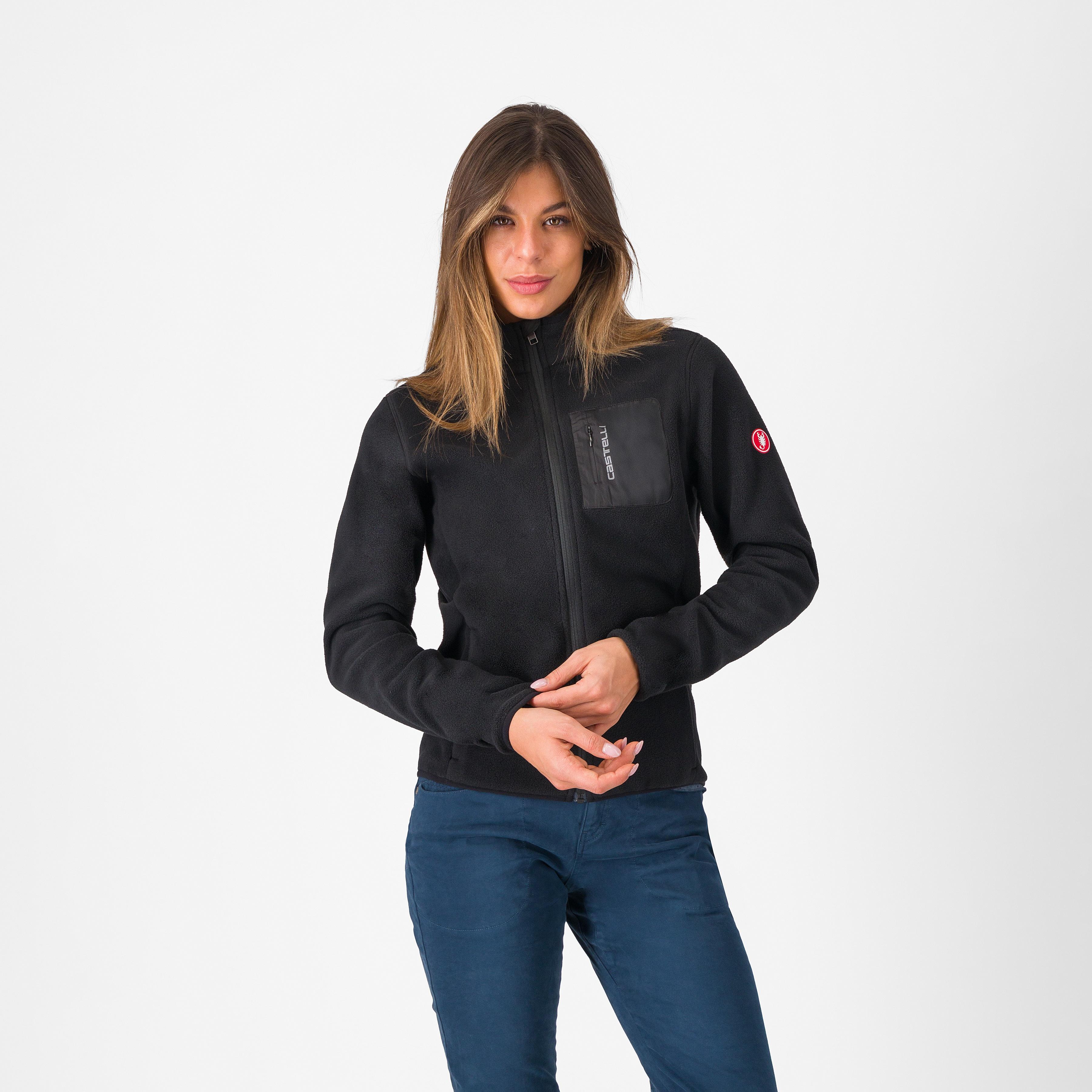 Classico w fleece jacket - black - castelli