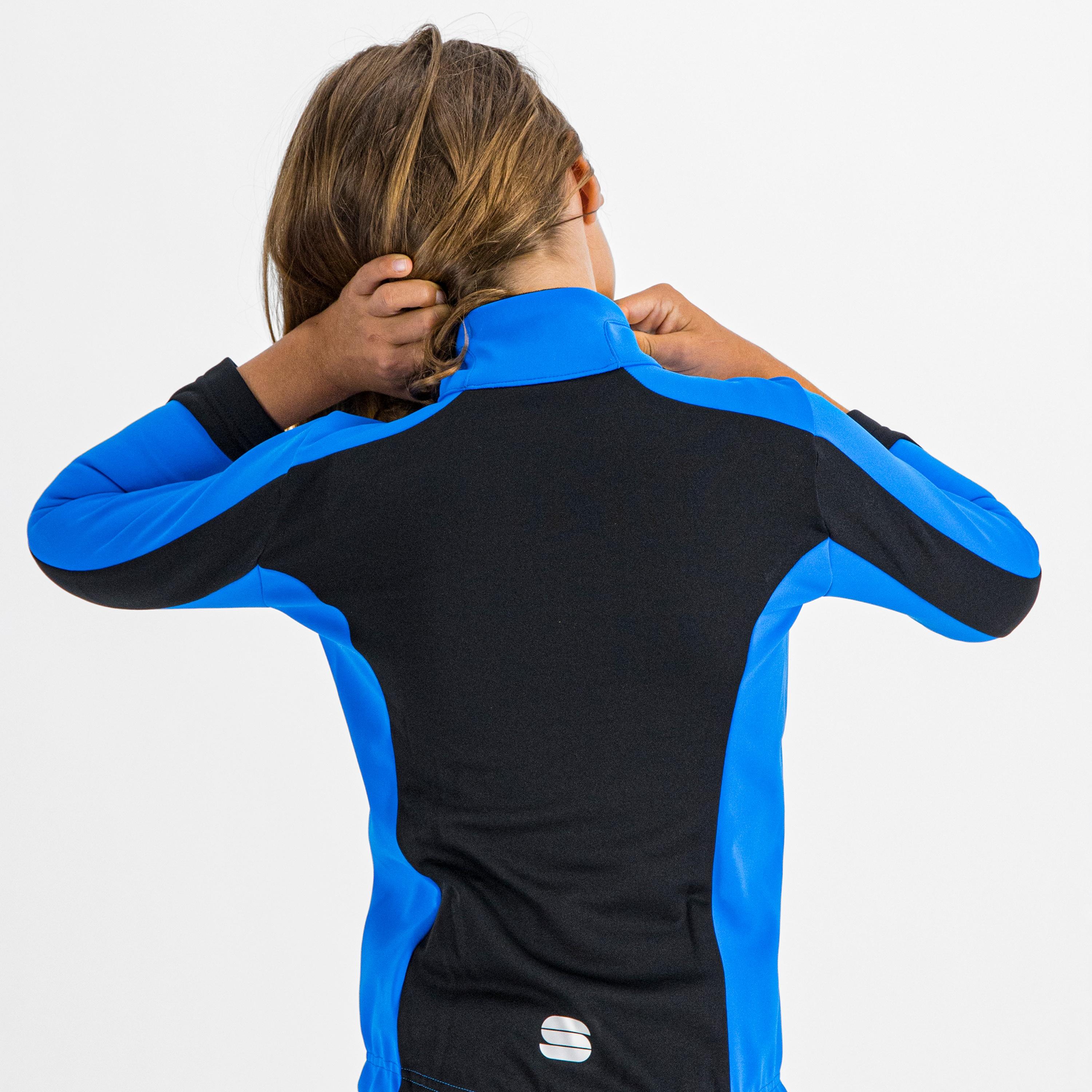 Squadra kid's jacket - brilliant blue/black - sportful