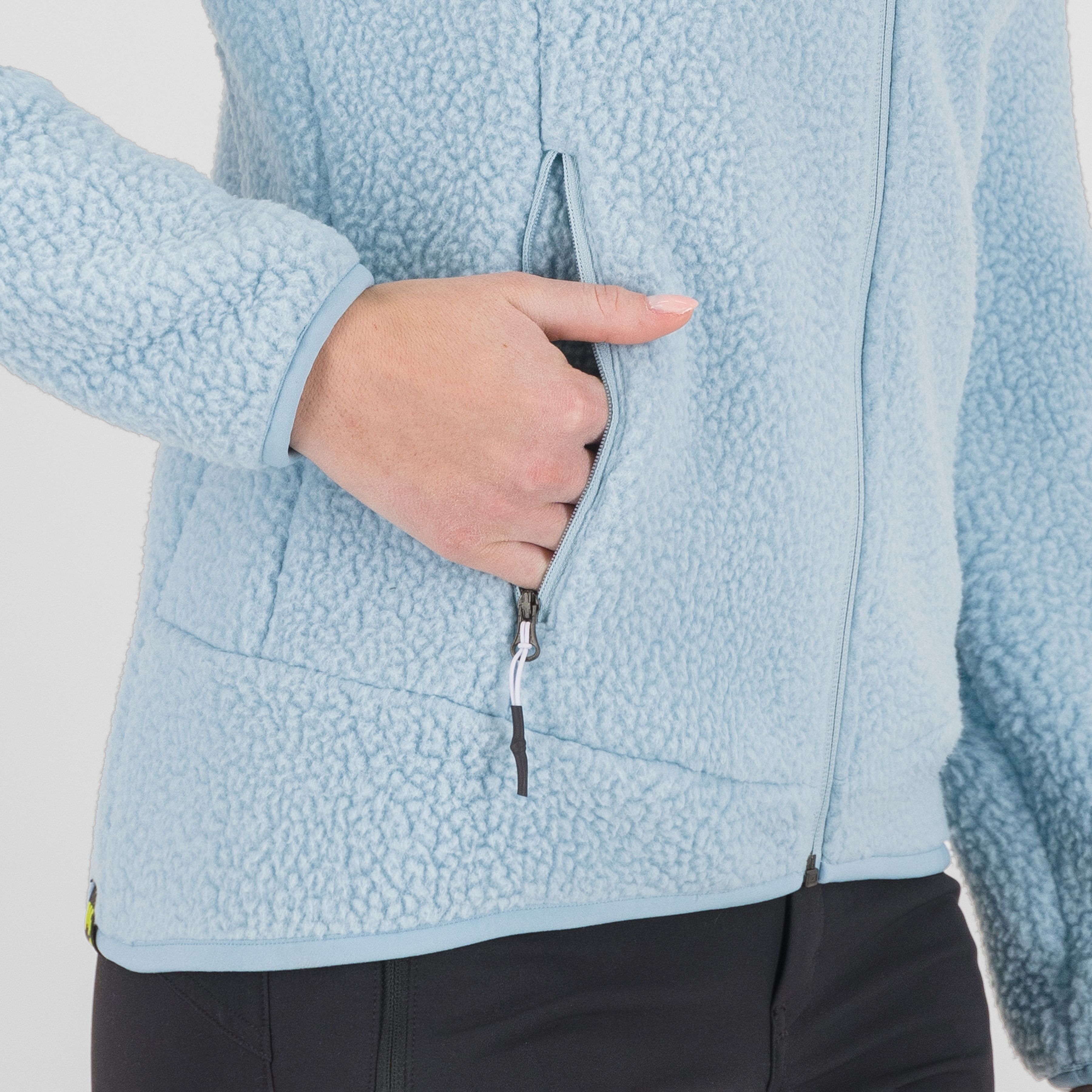 Moiazza retrò hoodie w fleece - forget - karpos