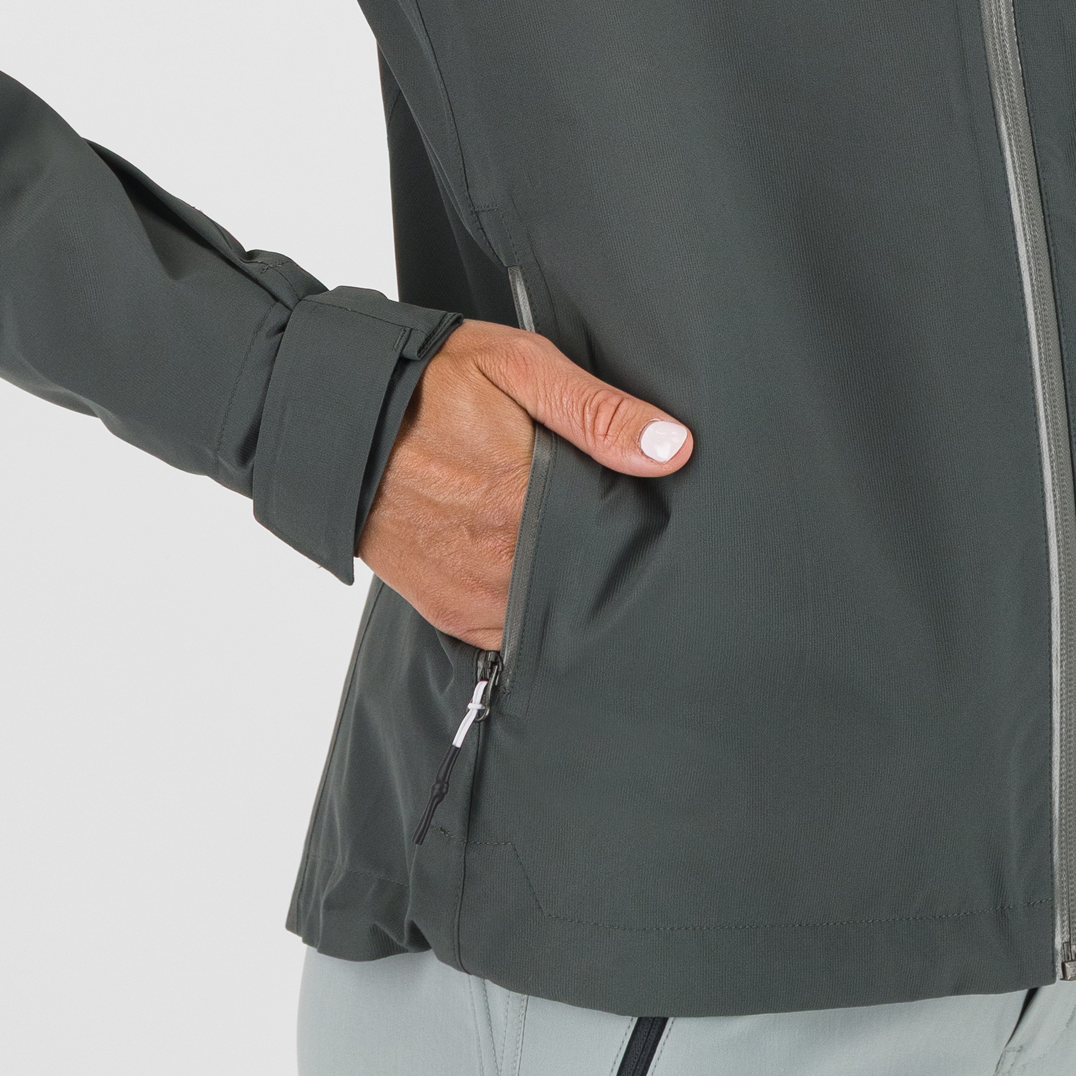 Pluvia w jacket - castor gray - karpos