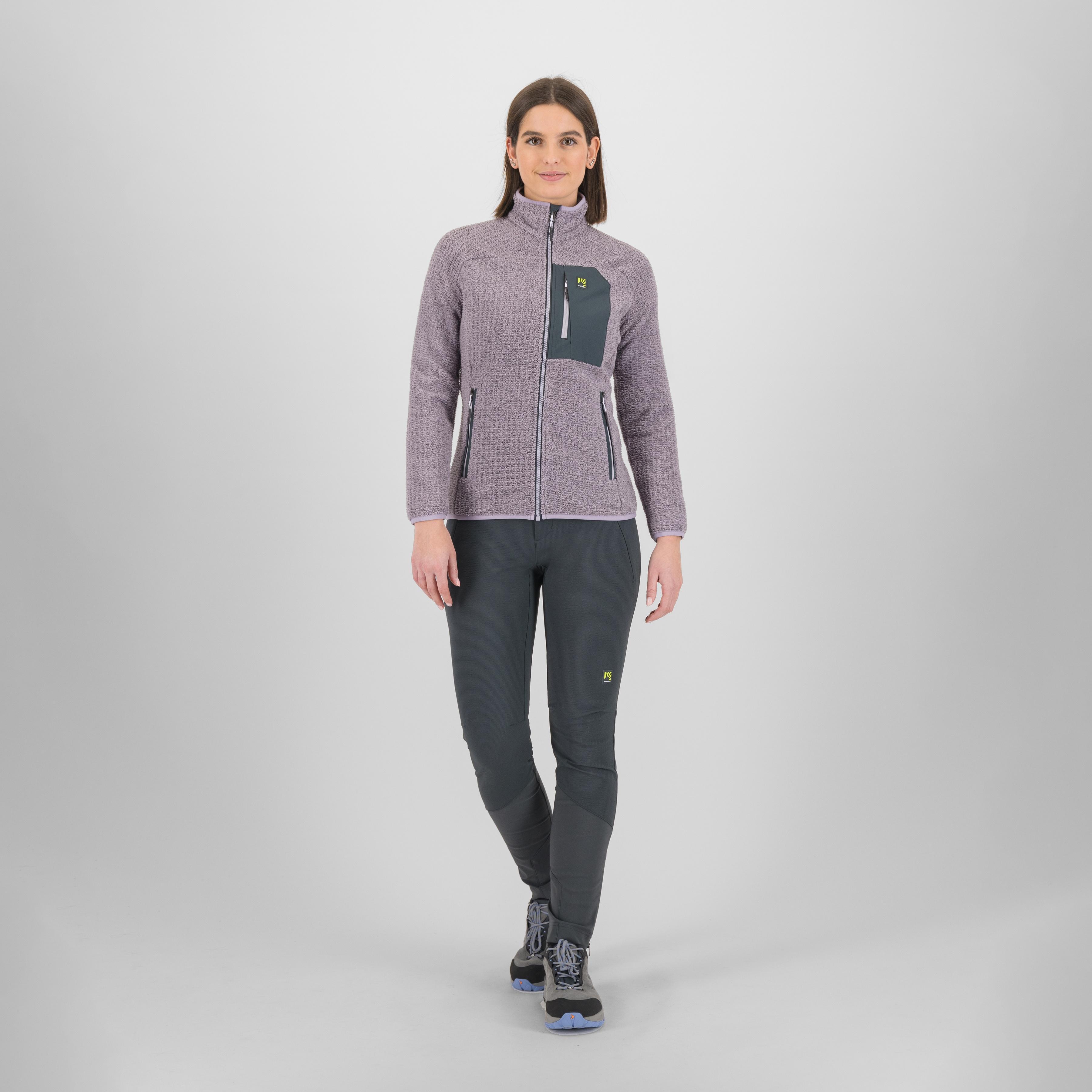 Rocchetta evo w fleece - lavender/woodl.gray - karpos