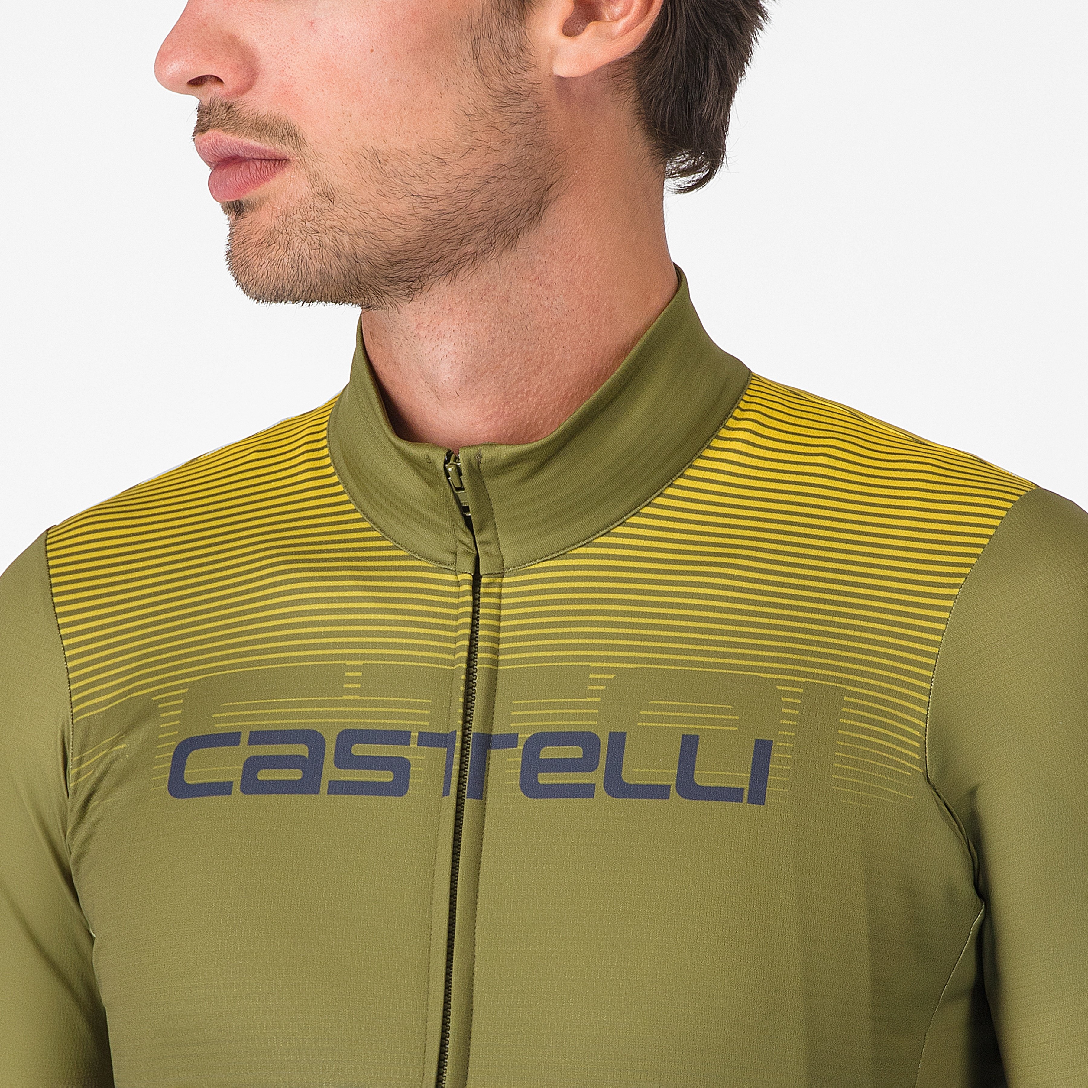 Apice thermal jersey - sage/twilight blue-mango mojit - castelli