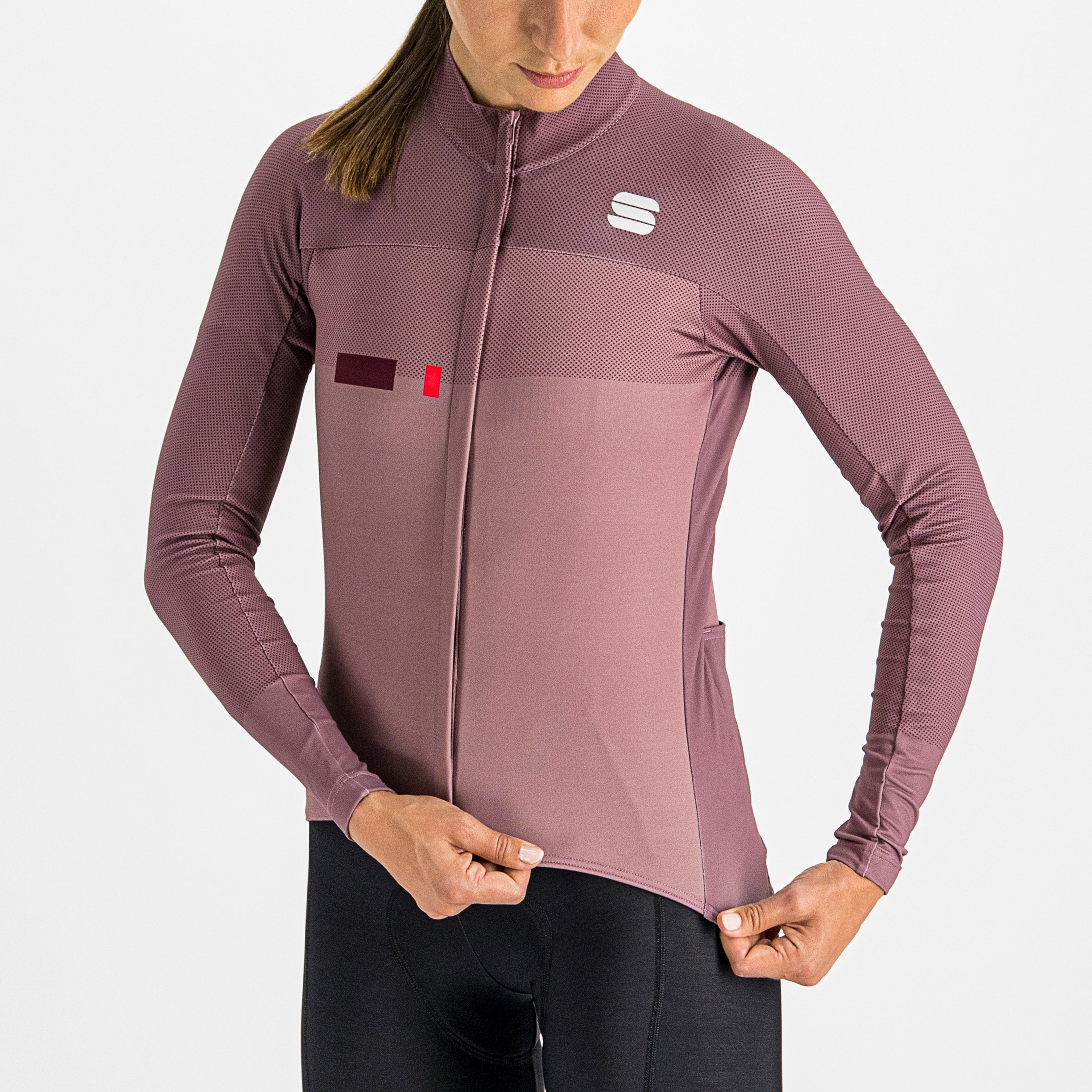 Bodyfit pro w thermal jersey - mauve - sportful