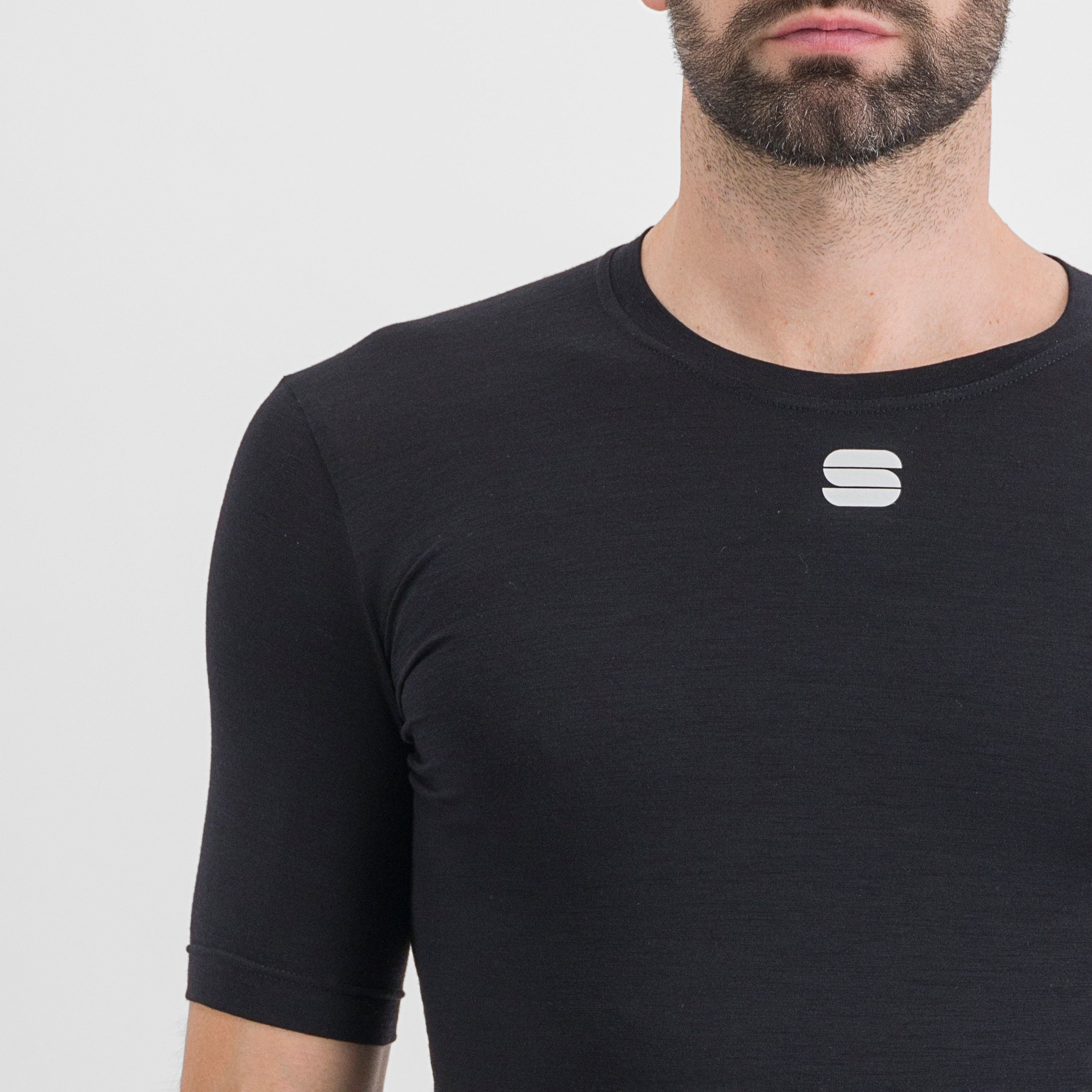 Merino layer tee short sleeve - black - sportful