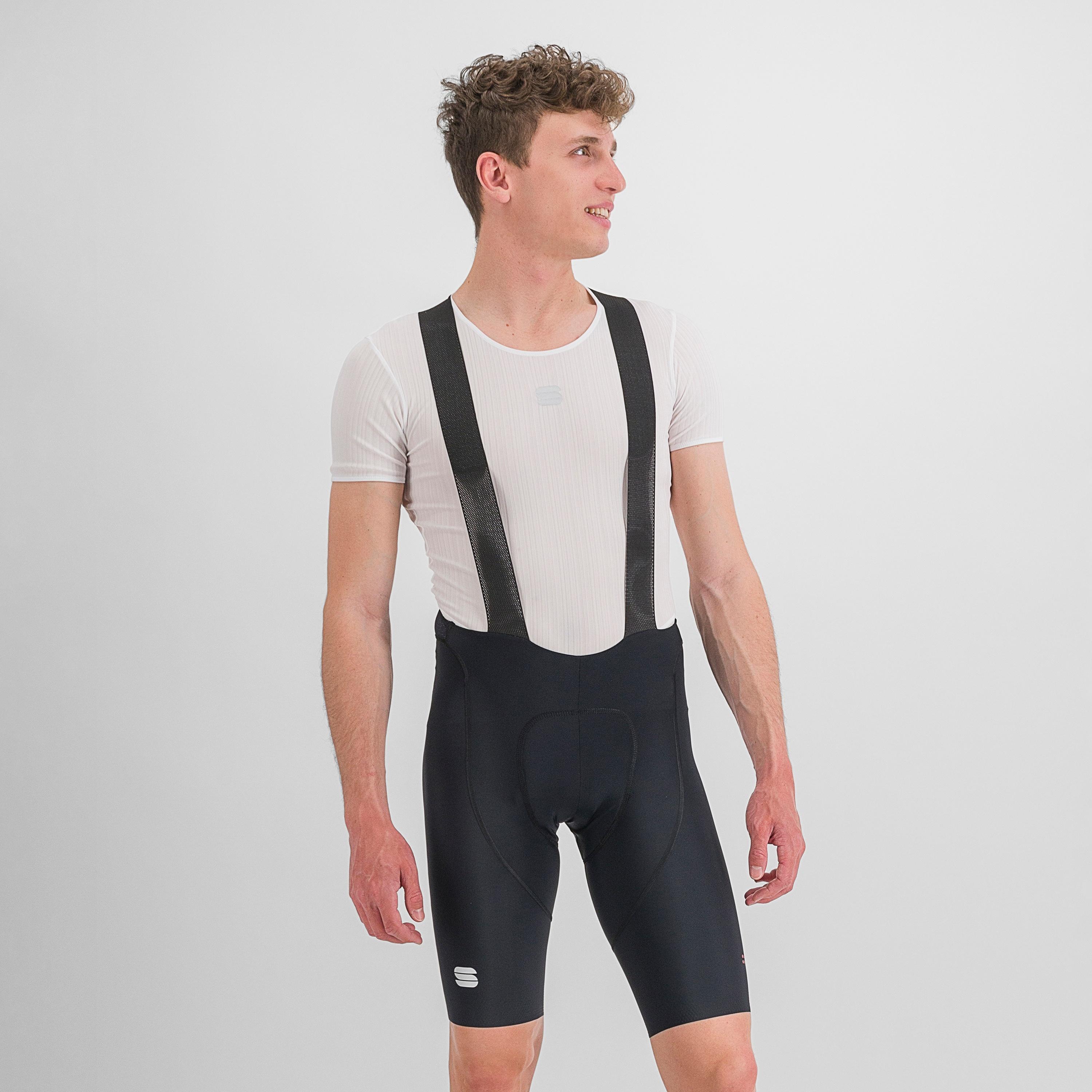 Classic bibshort - black chili red - sportful