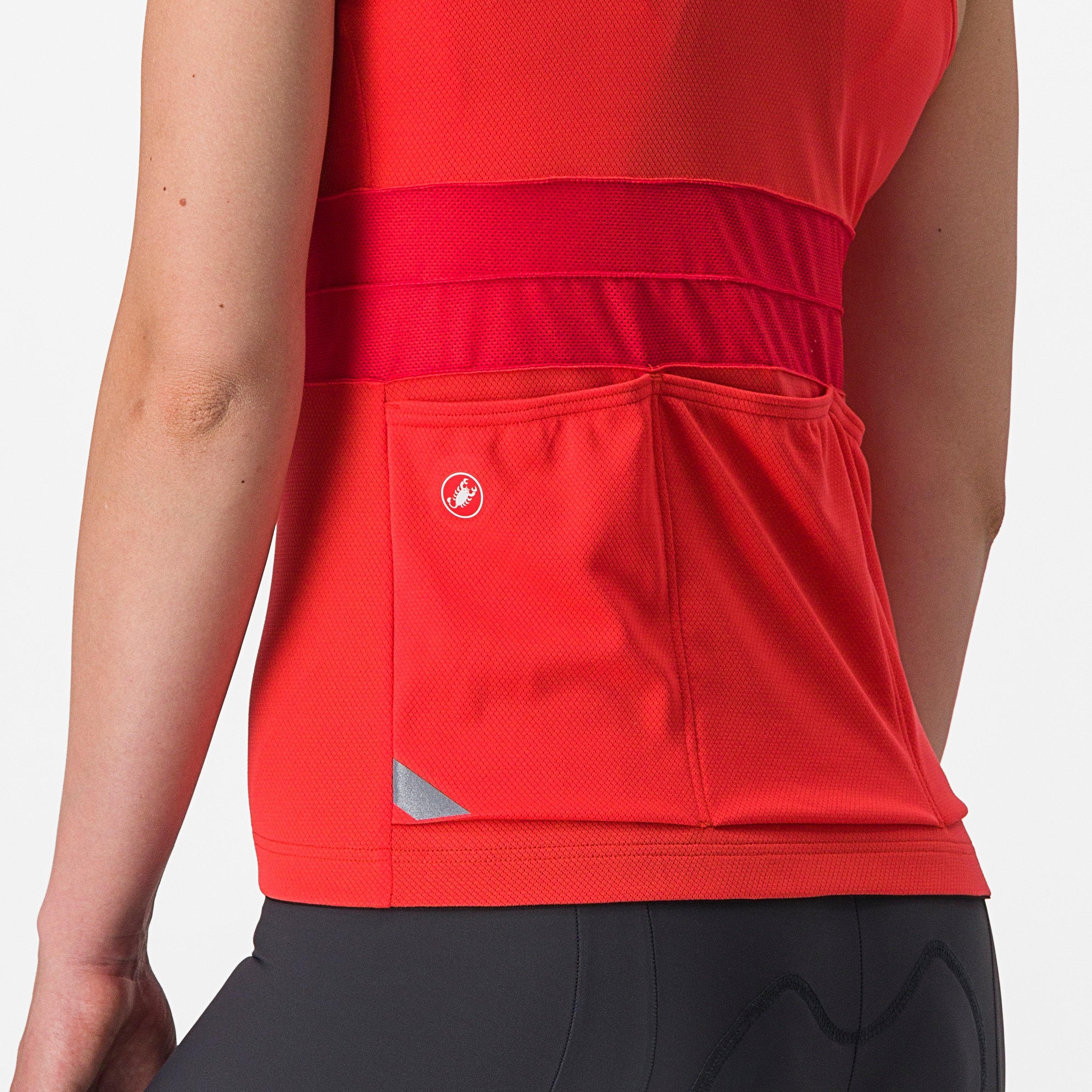 Anima 4 sleeveless - hibiscus/soft orange - castelli