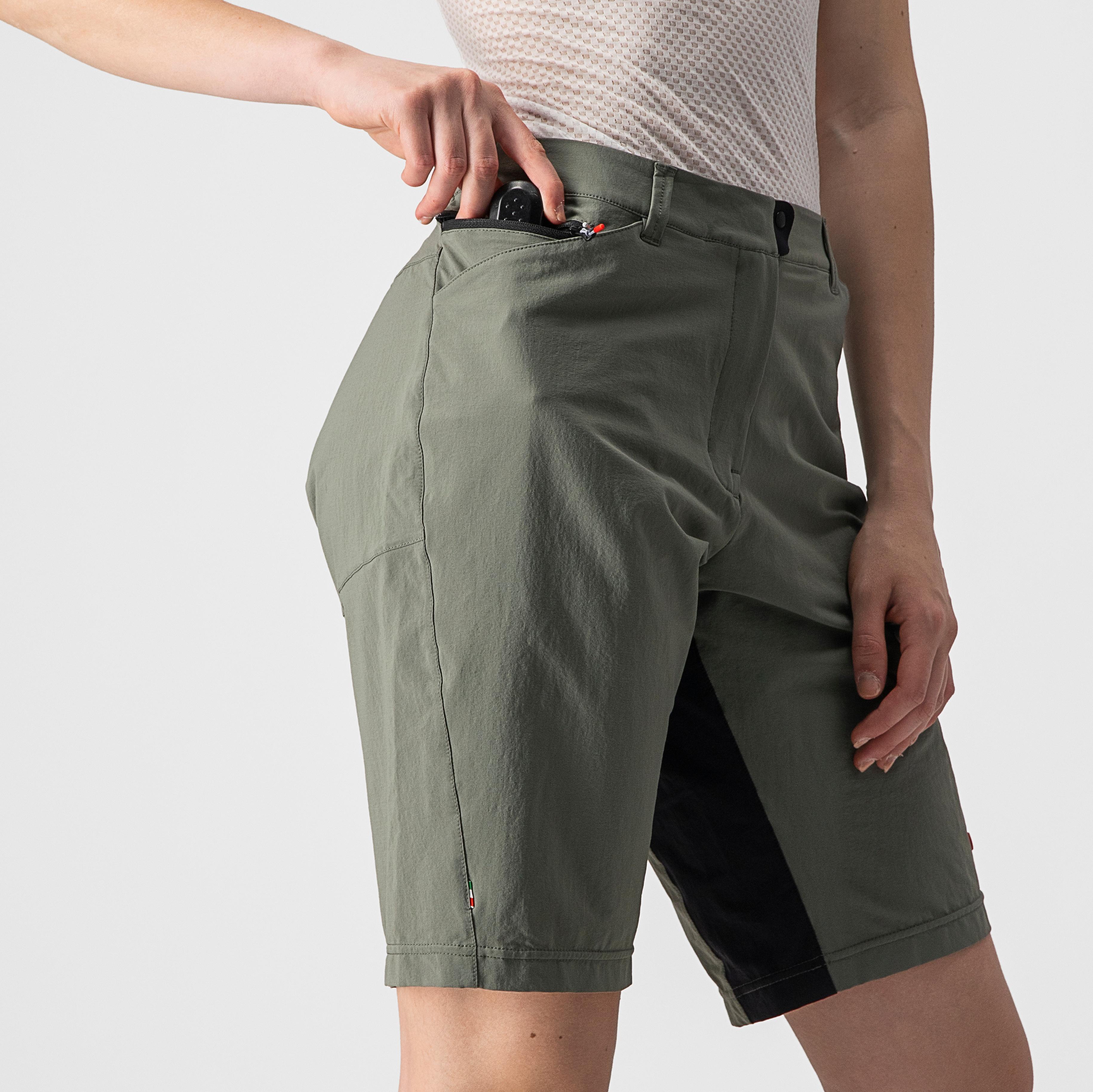 Unlimited w baggy short - forest gray - castelli