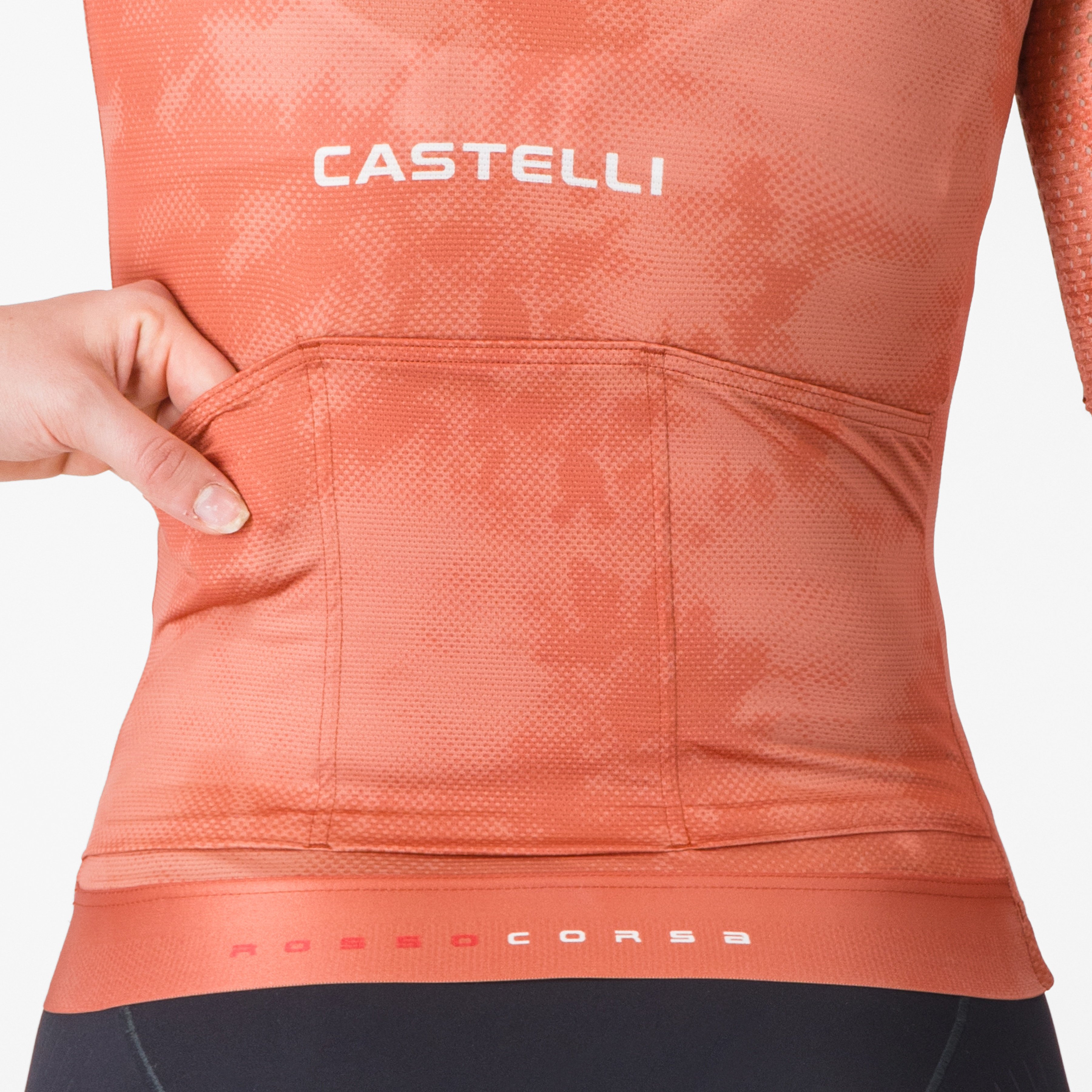 Aero race 8s w jersey - paprika - castelli