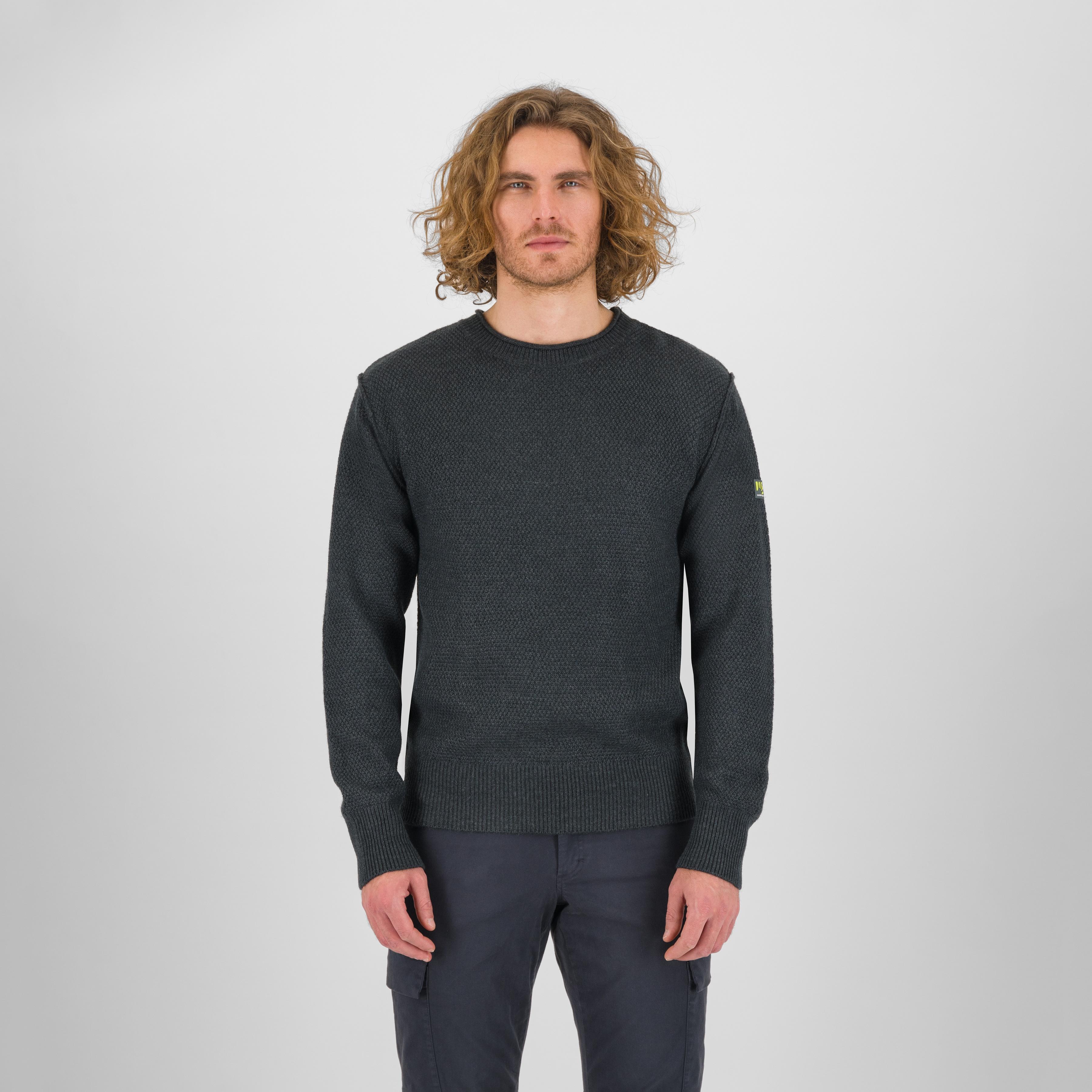 Ermellino crewneck sweater - woodl.gray - karpos